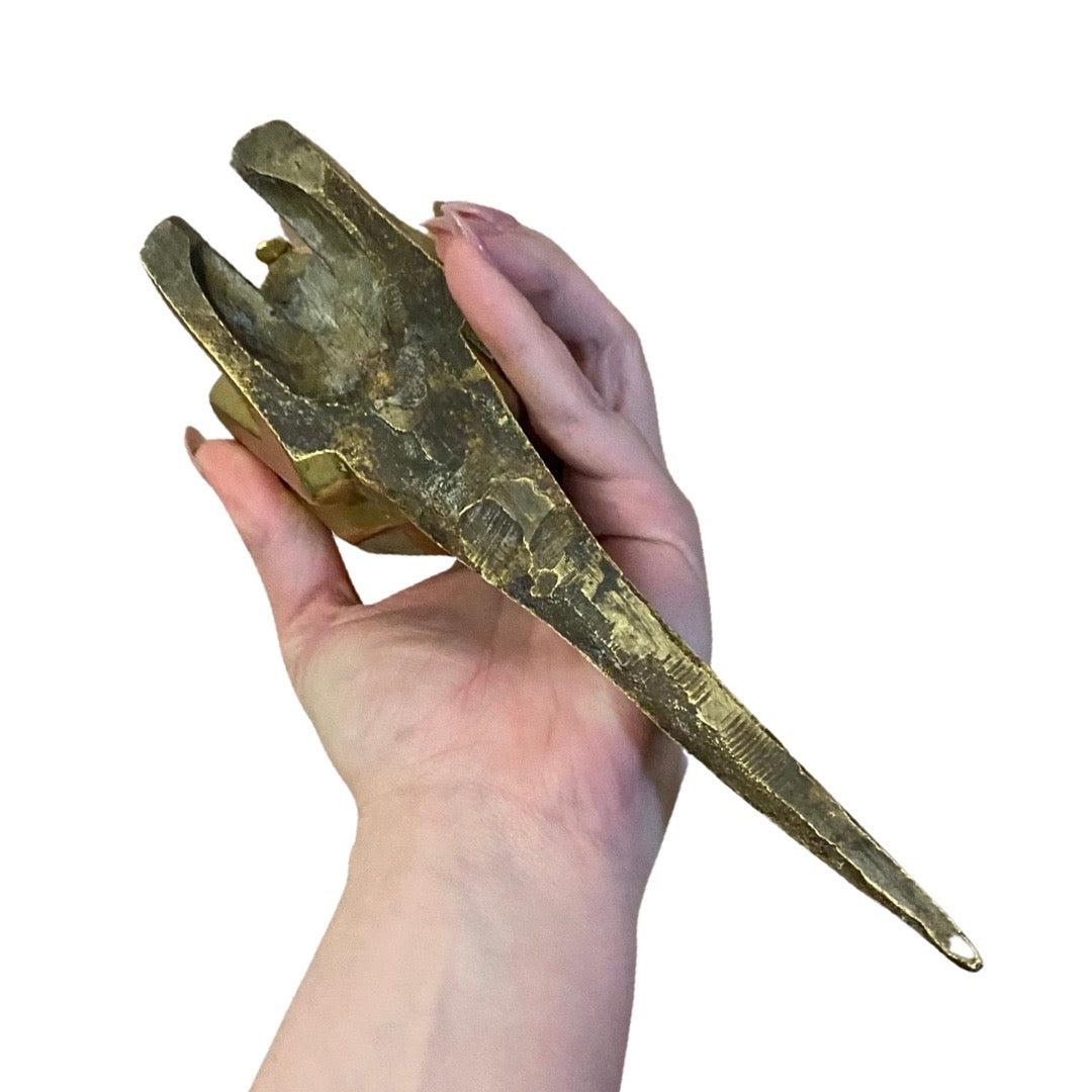 Cubist Brass Kangaroo