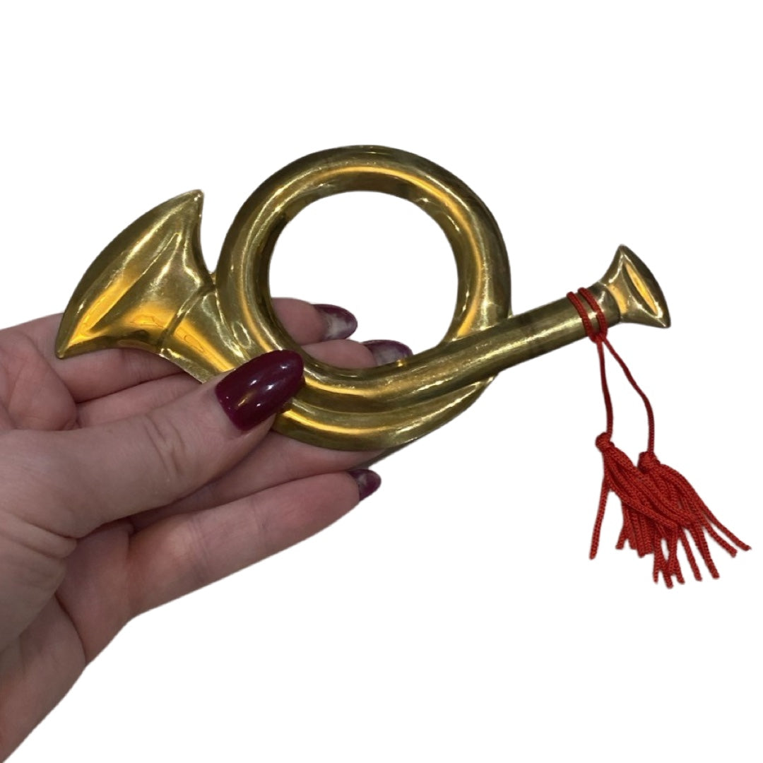 Brass Horn Ornament