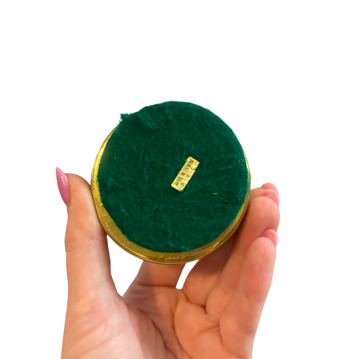 Brass Butterly Candle Tin