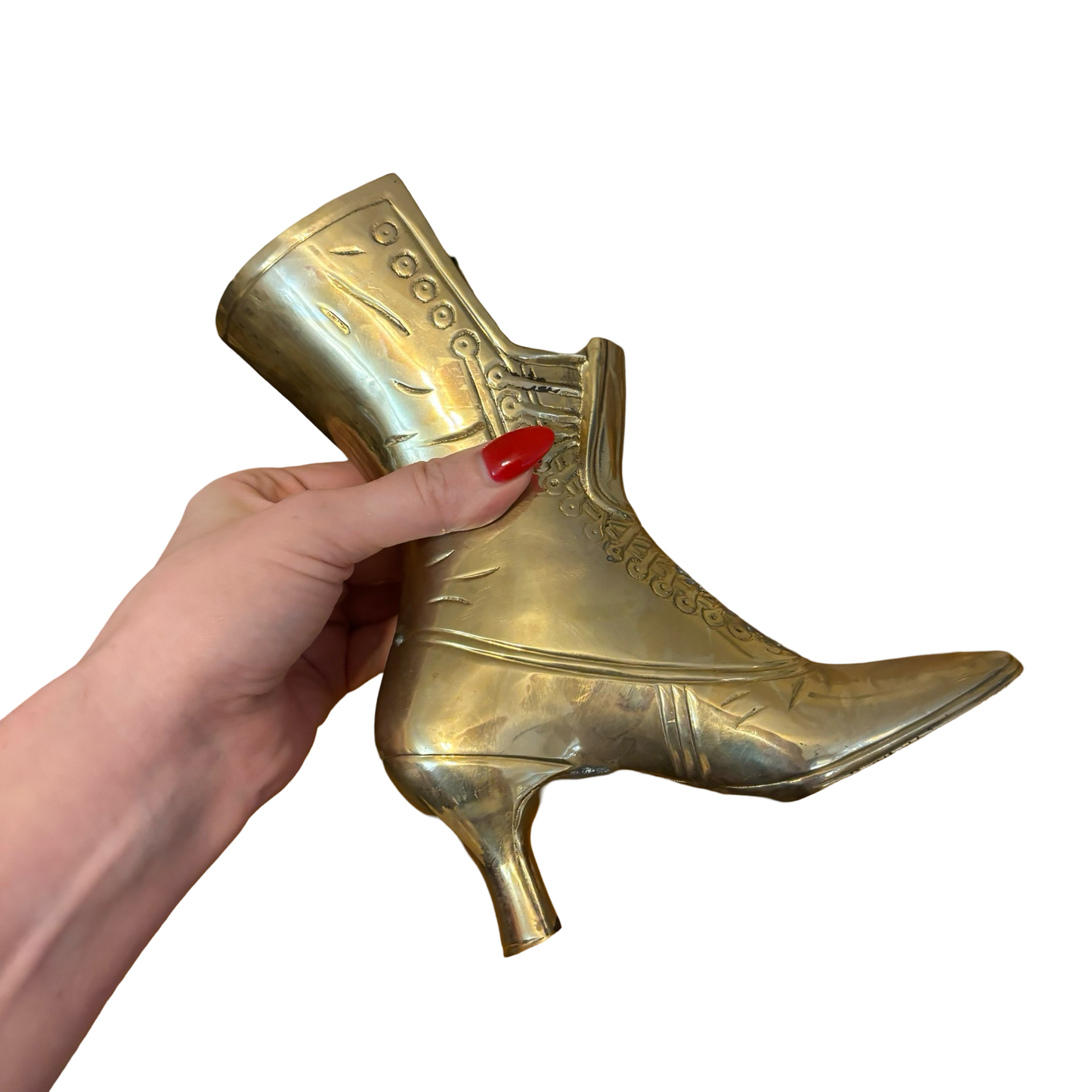 Brass Victorian Boot