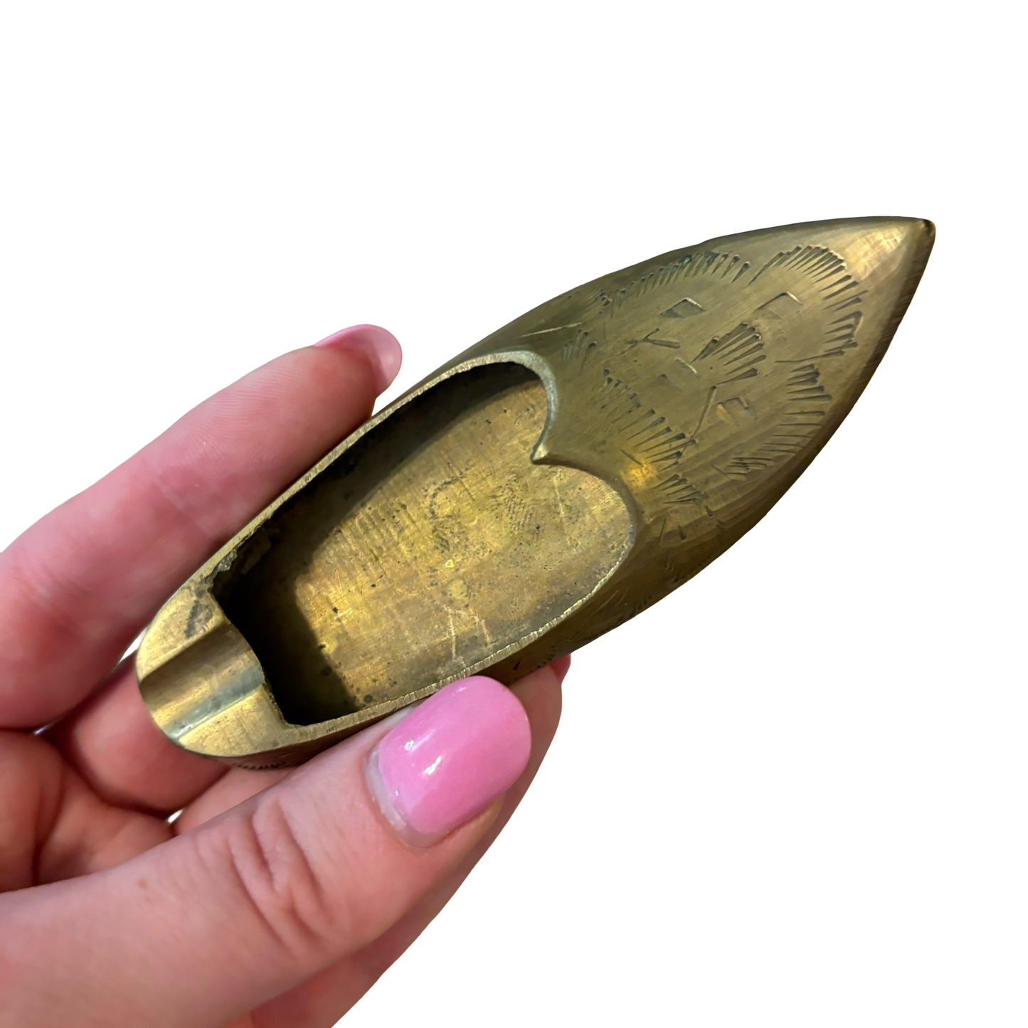 Brass Shoe Ashtray