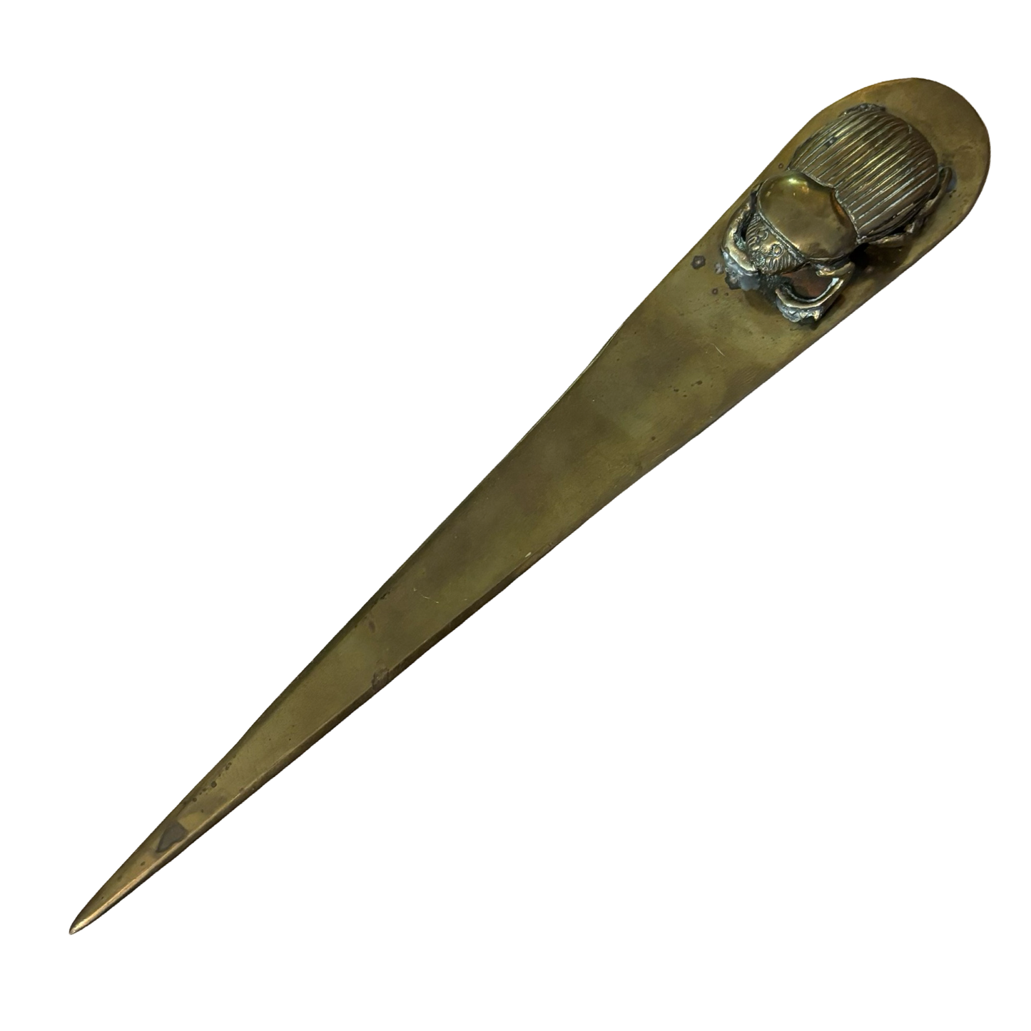 Brass Scarab Letter Opener