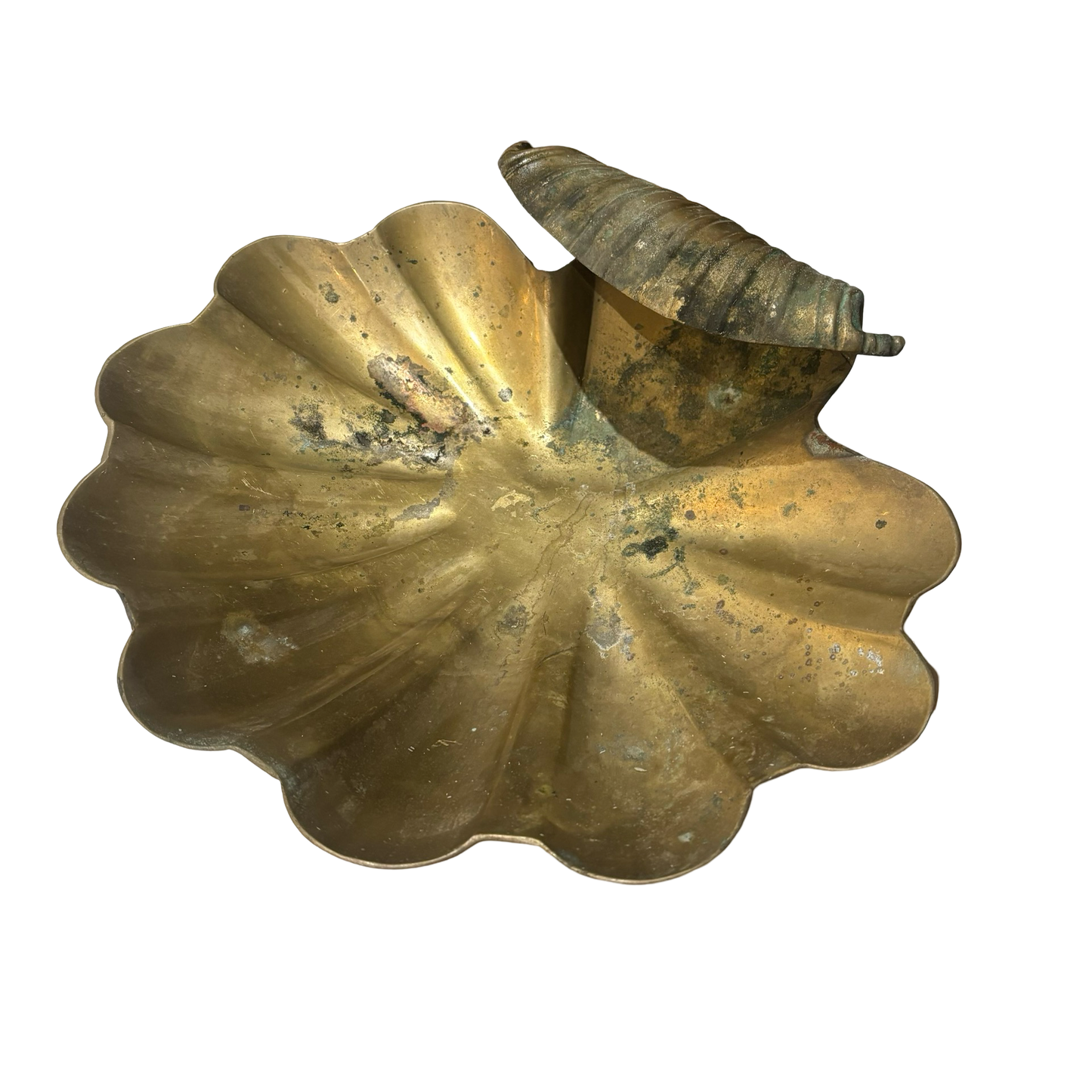 Brass Shell Dish