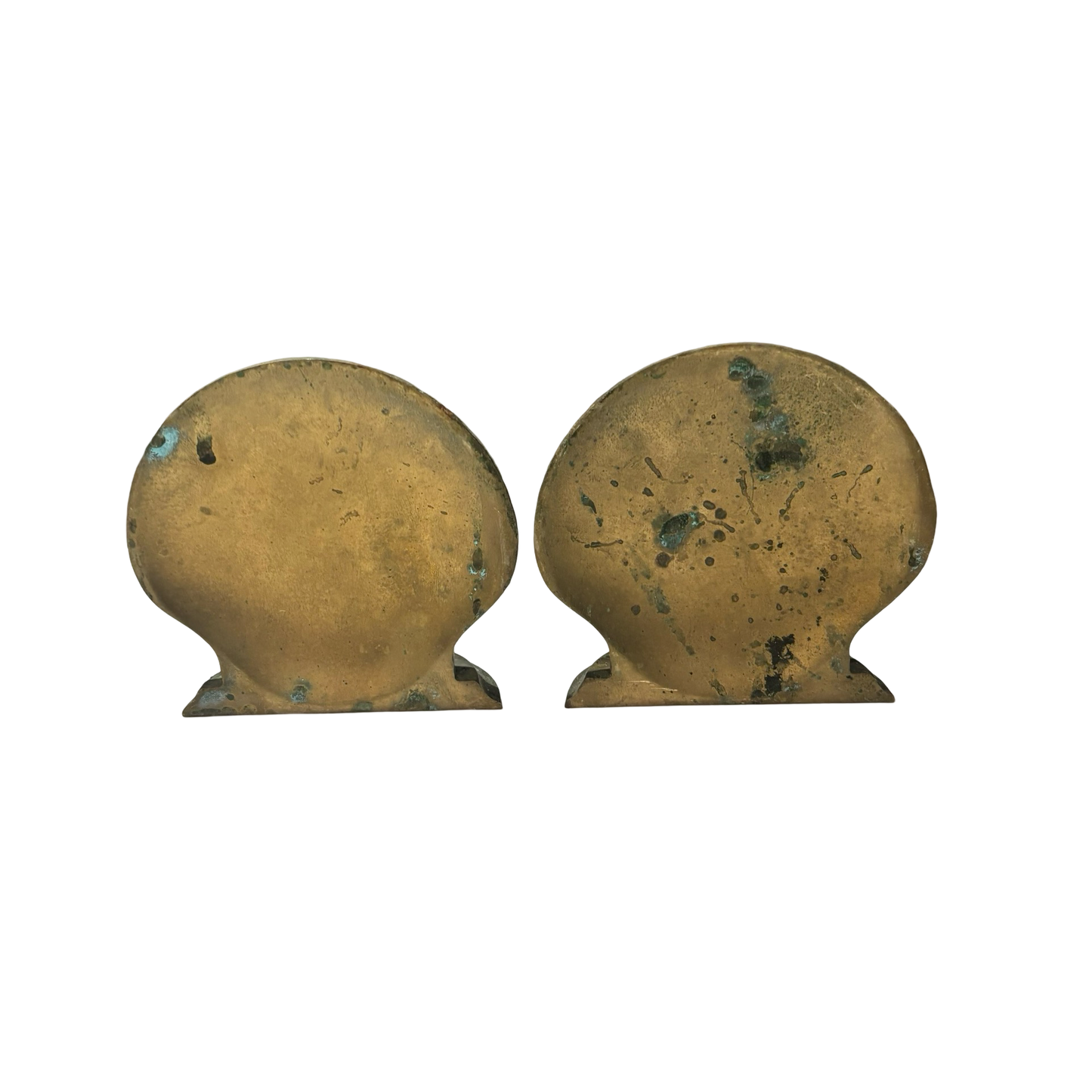 Brass Shell Bookends