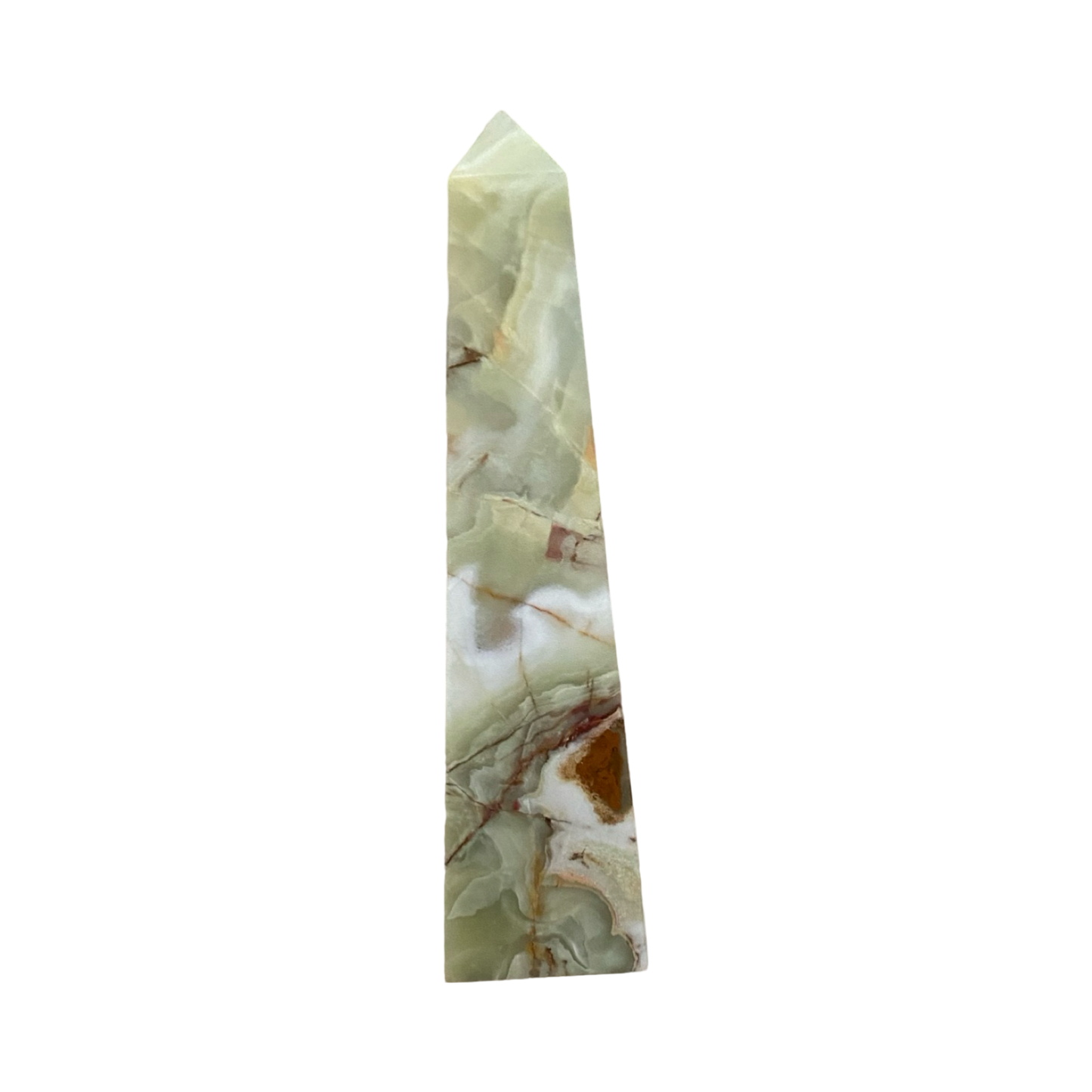 Giant Green Onyx Obelisk