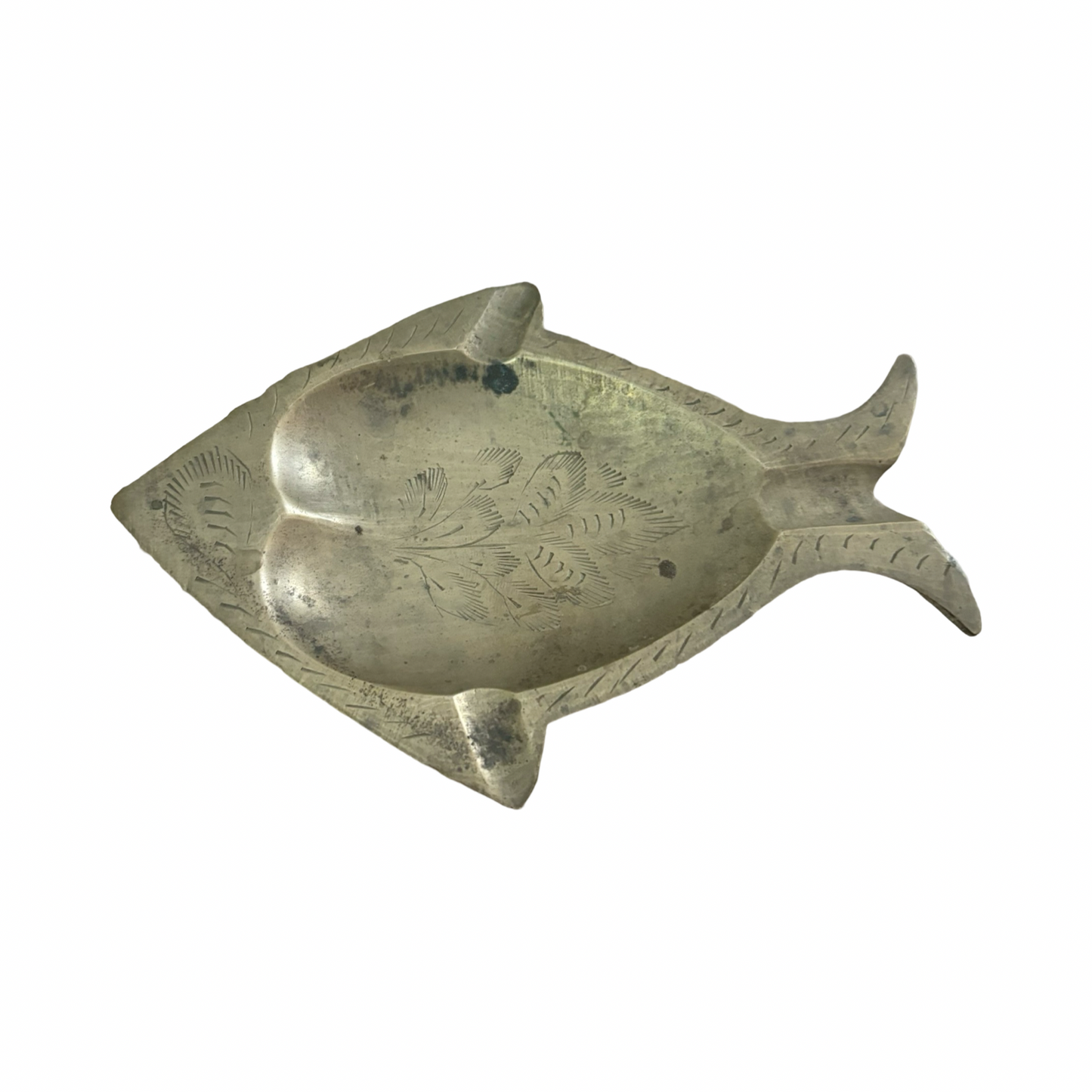 Brass Fish Ashtray
