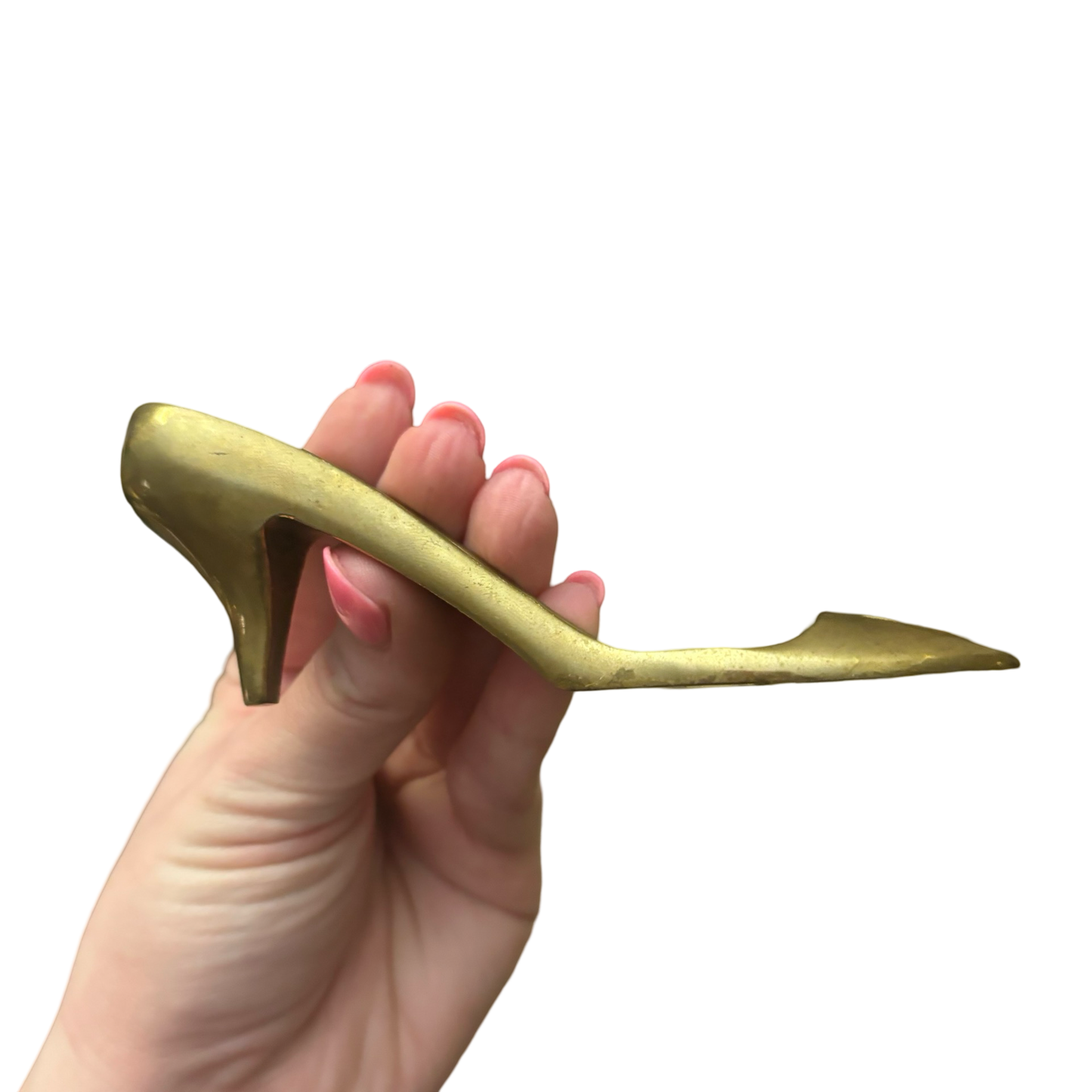 Brass Princess High Heel Shoe Bottle Opener