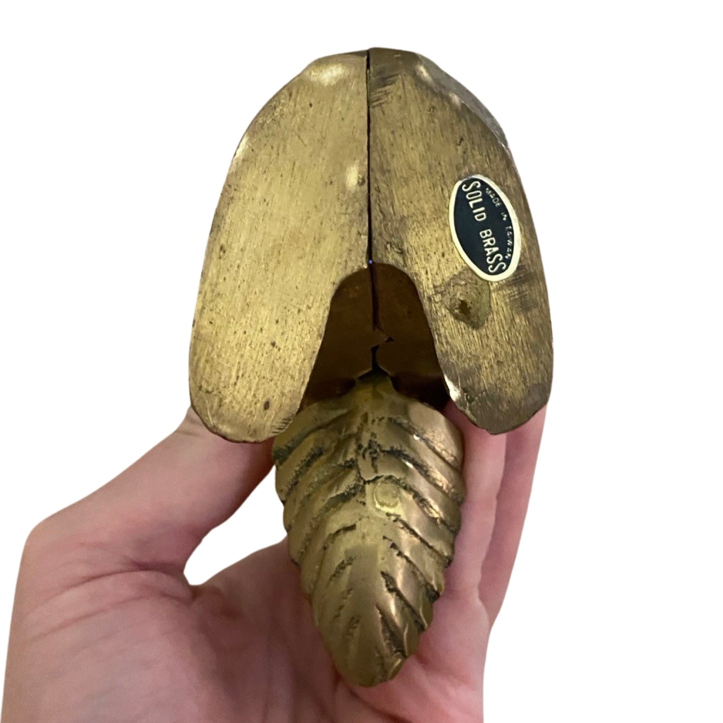 Brass Squirrel Nutcracker