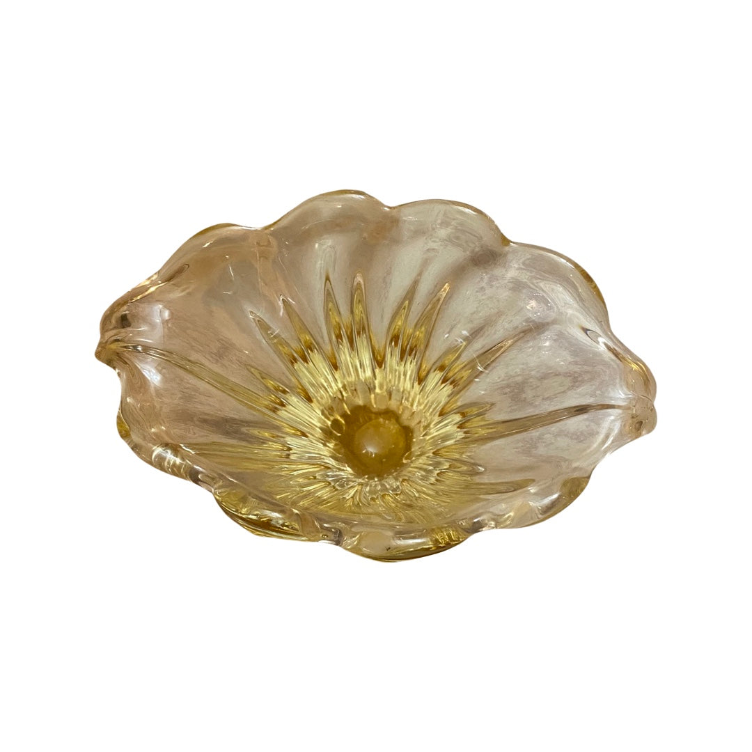 Yellow Glass Vase