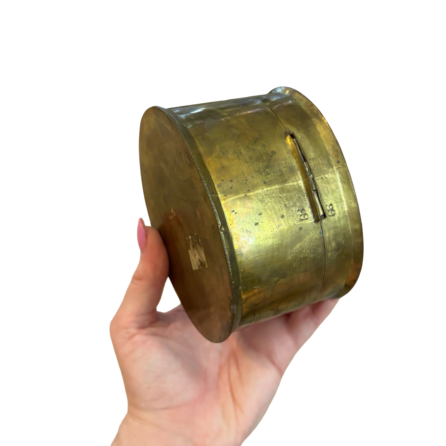 Brass Box with Pewter Bow