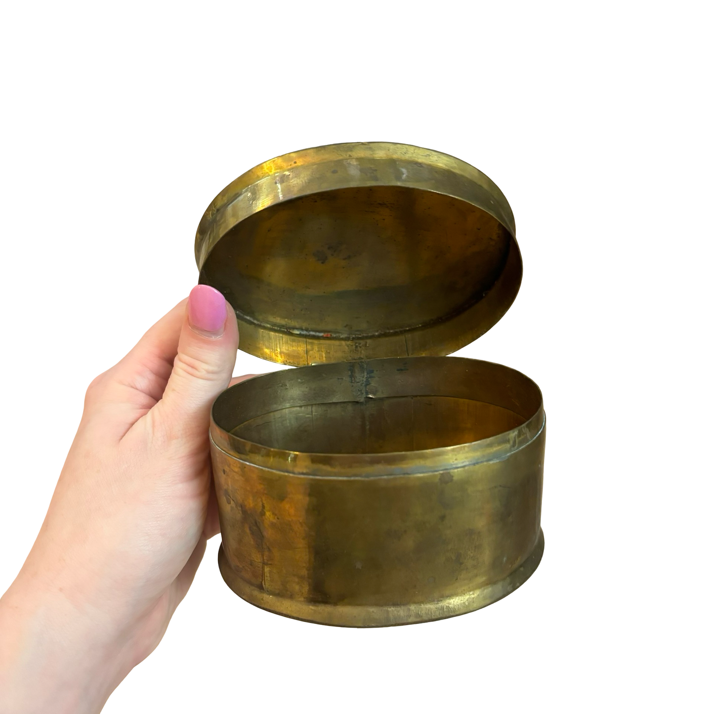 Brass Box with Pewter Bow