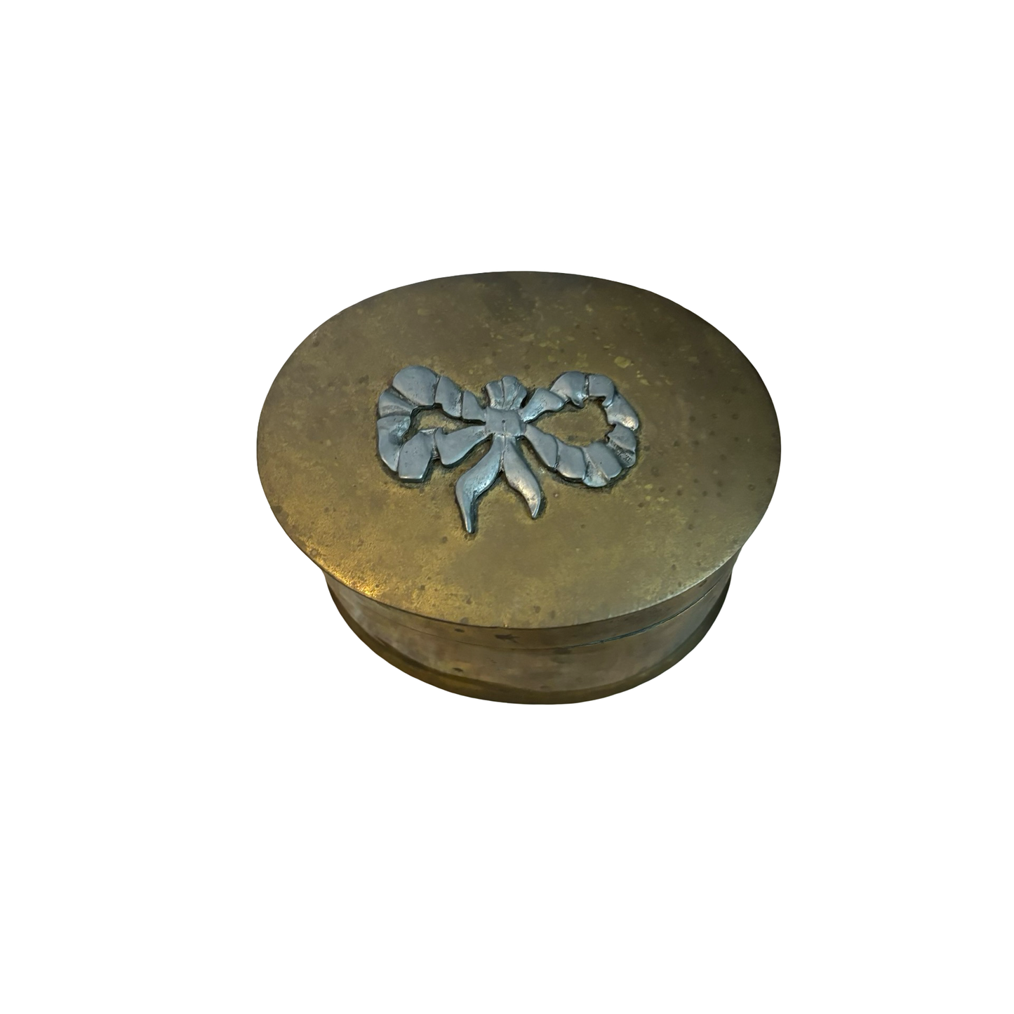 Brass Box with Pewter Bow