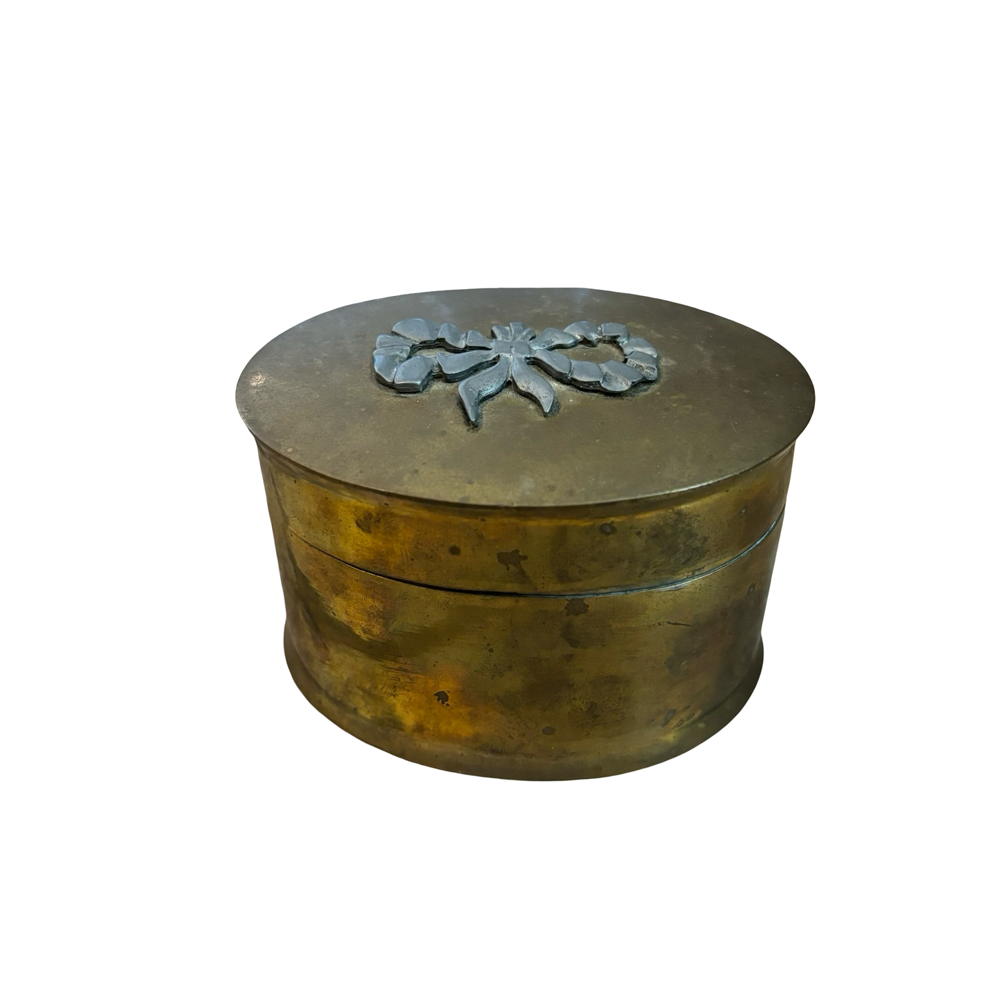 Brass Box with Pewter Bow