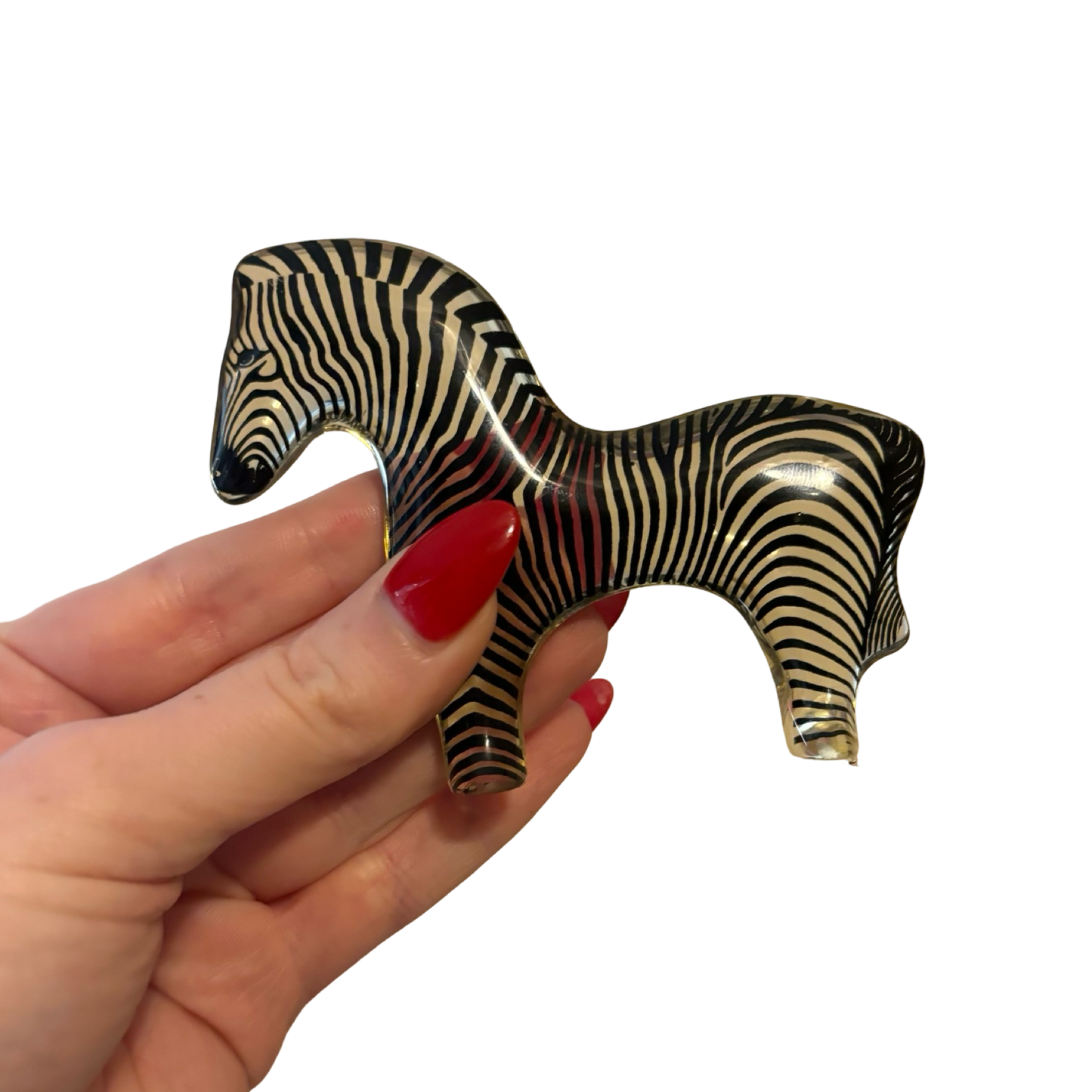 Palatnik Lucite Zebra