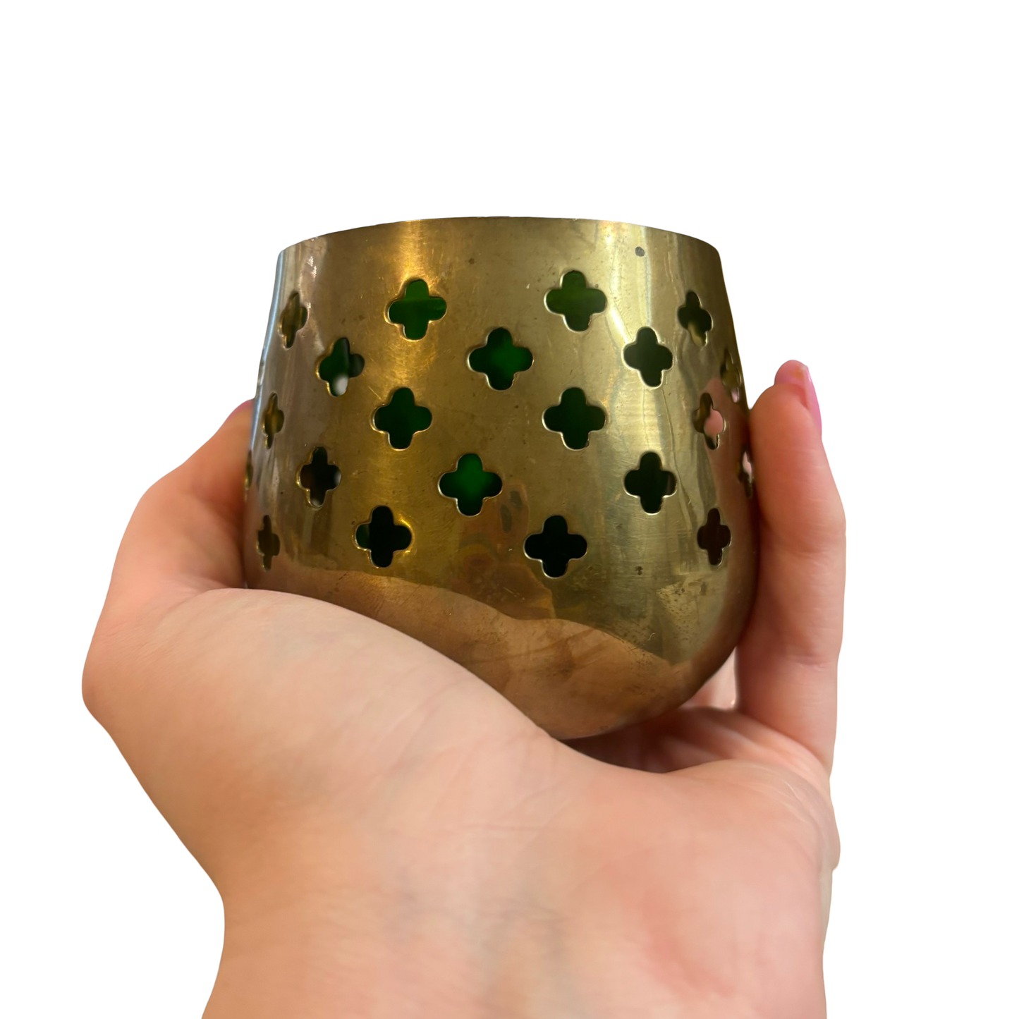 Pair of Brass Votives
