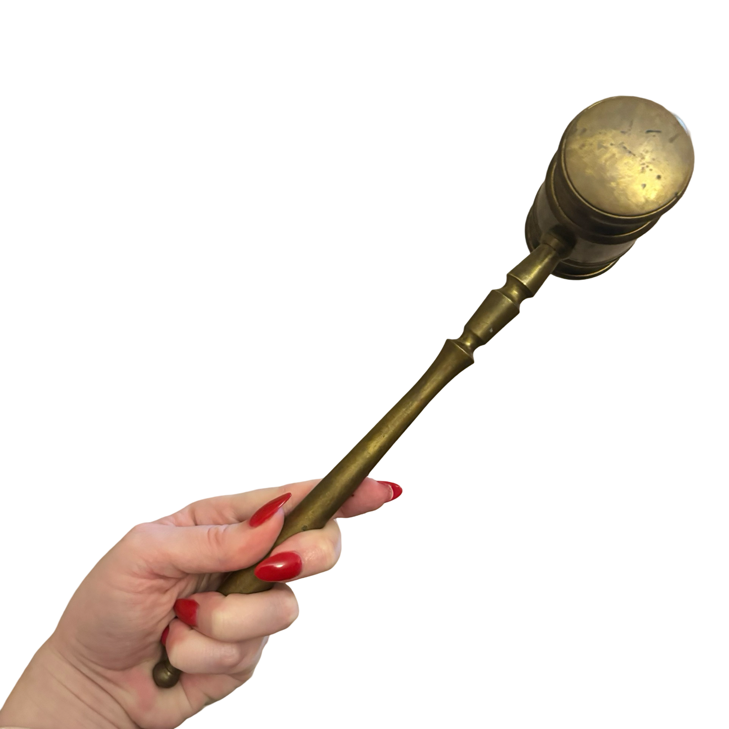 Life Size Brass Gavel