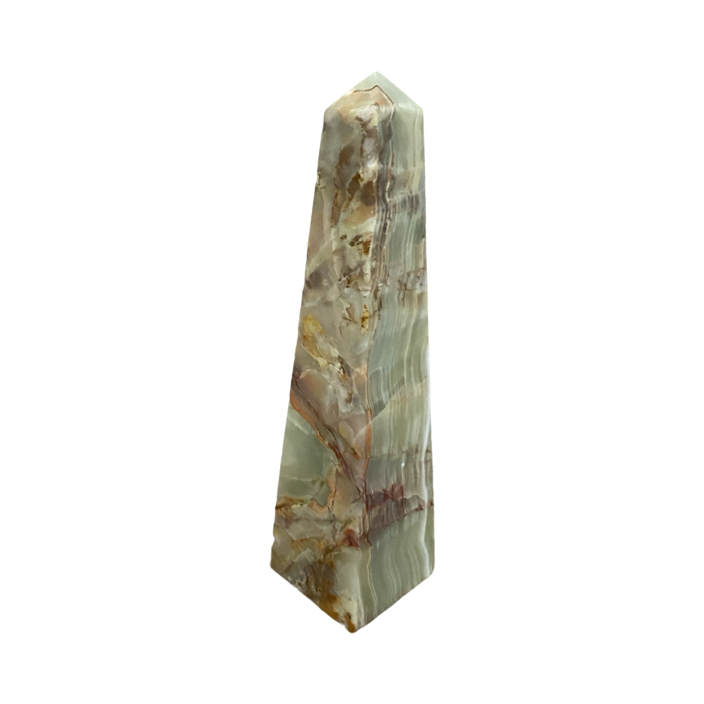 Giant Green Onyx Obelisk