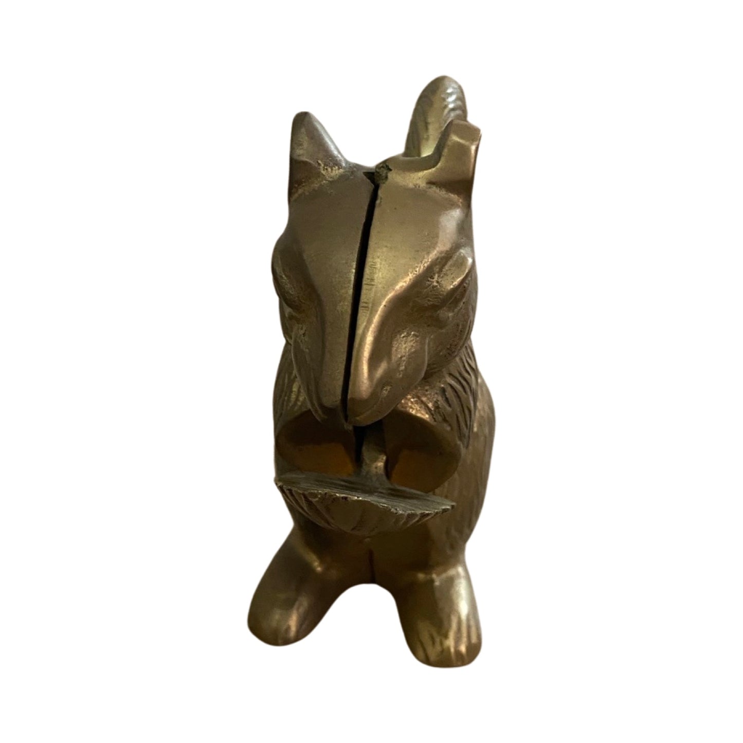 Brass Squirrel Nutcracker