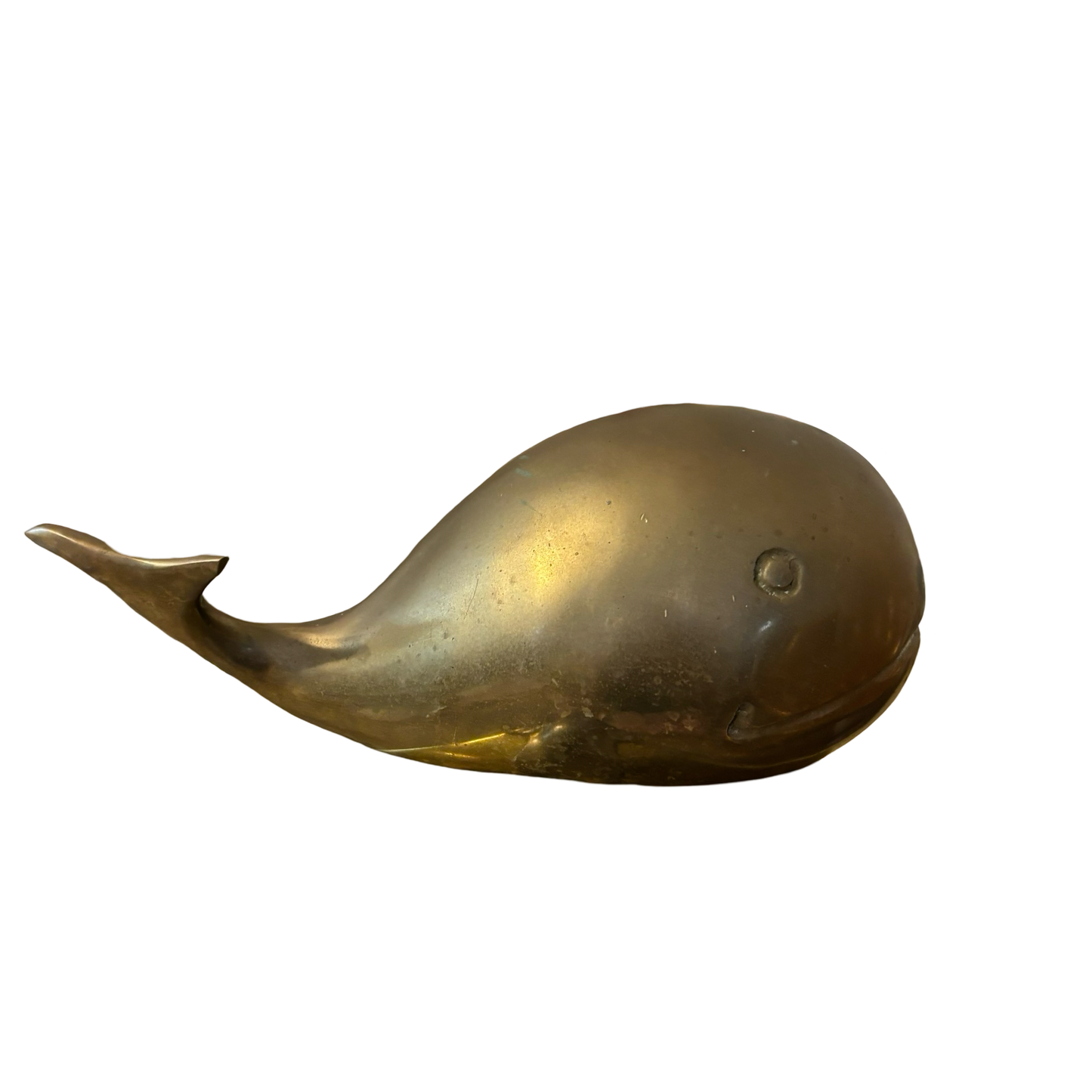 Large Brass Whale