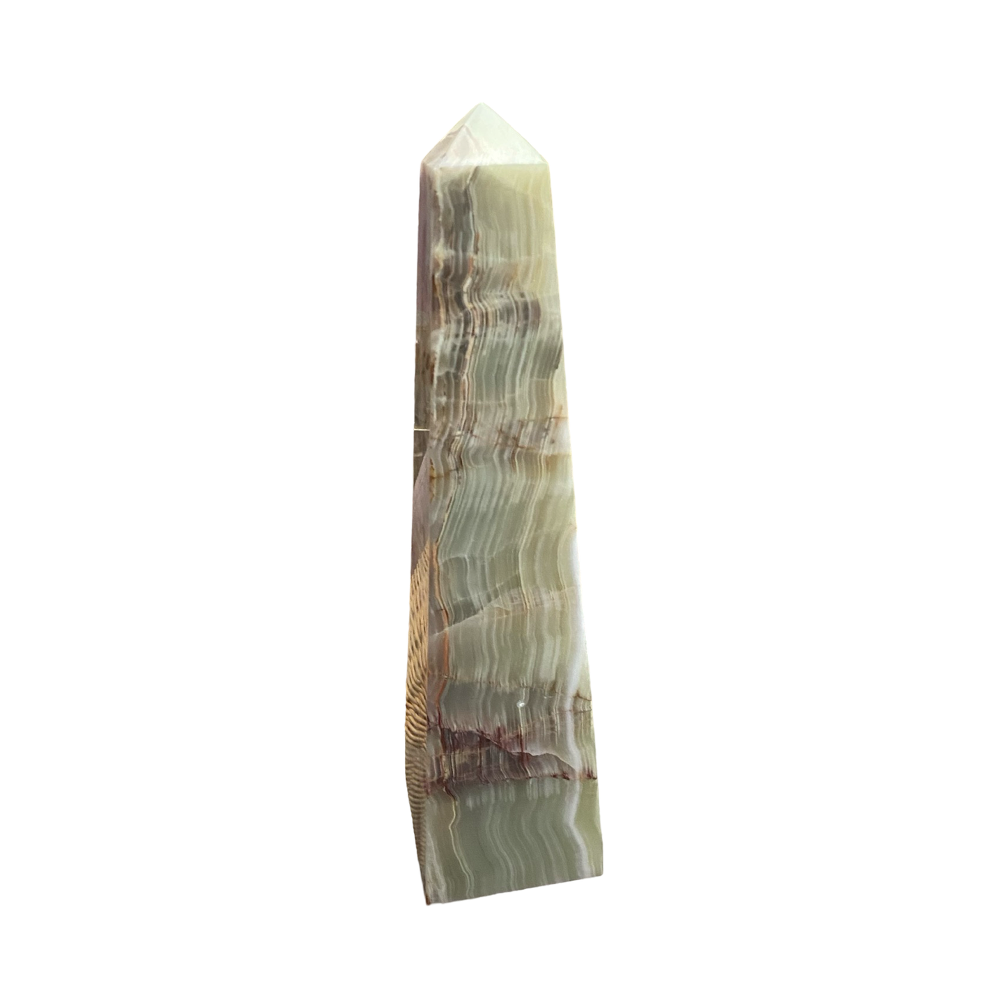 Giant Green Onyx Obelisk