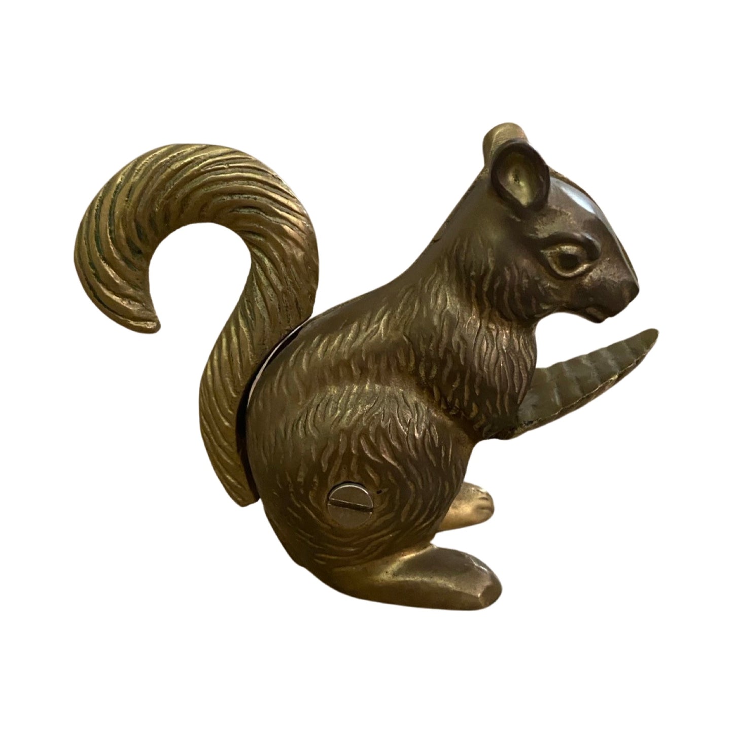 Brass Squirrel Nutcracker