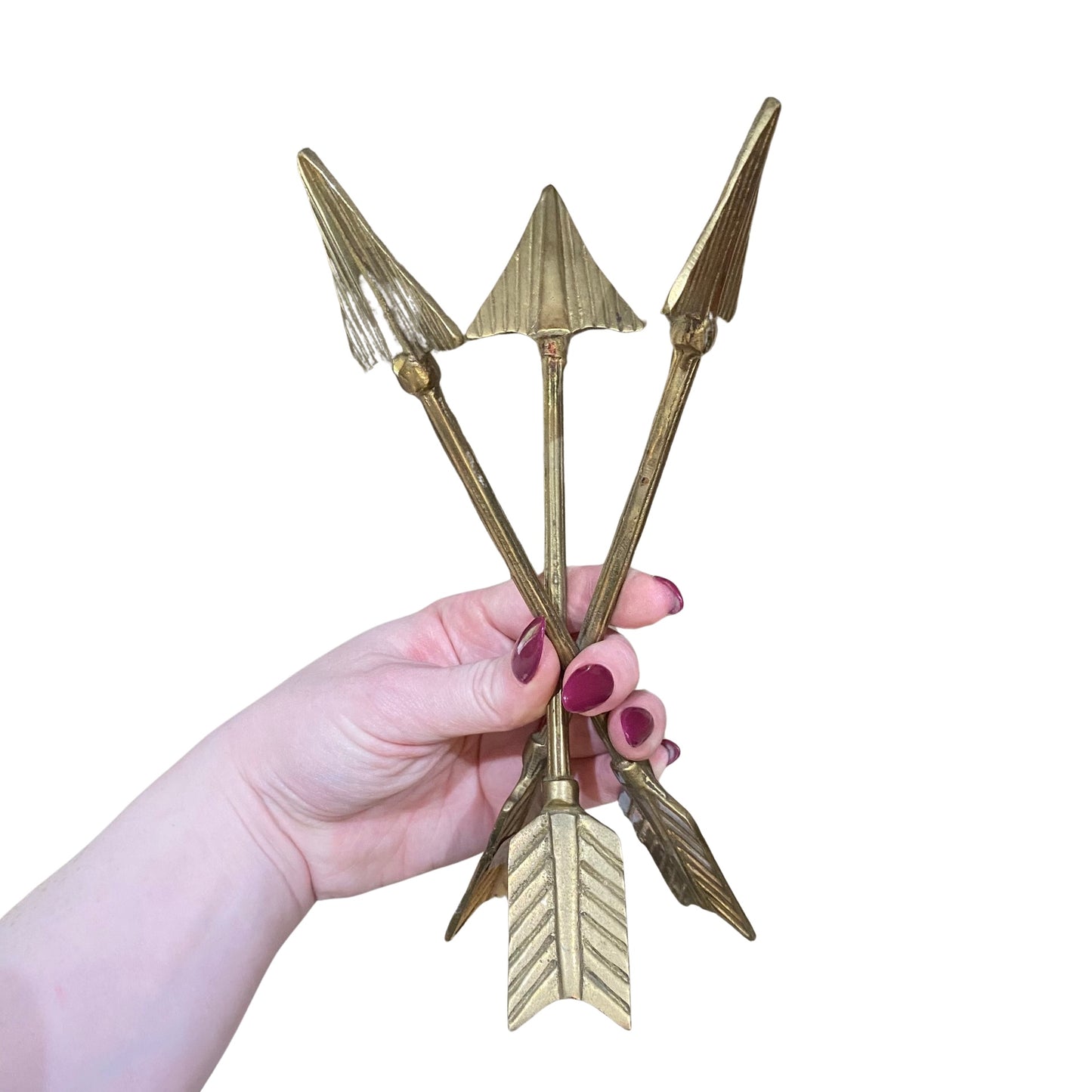 Large Brass Arrow Stand