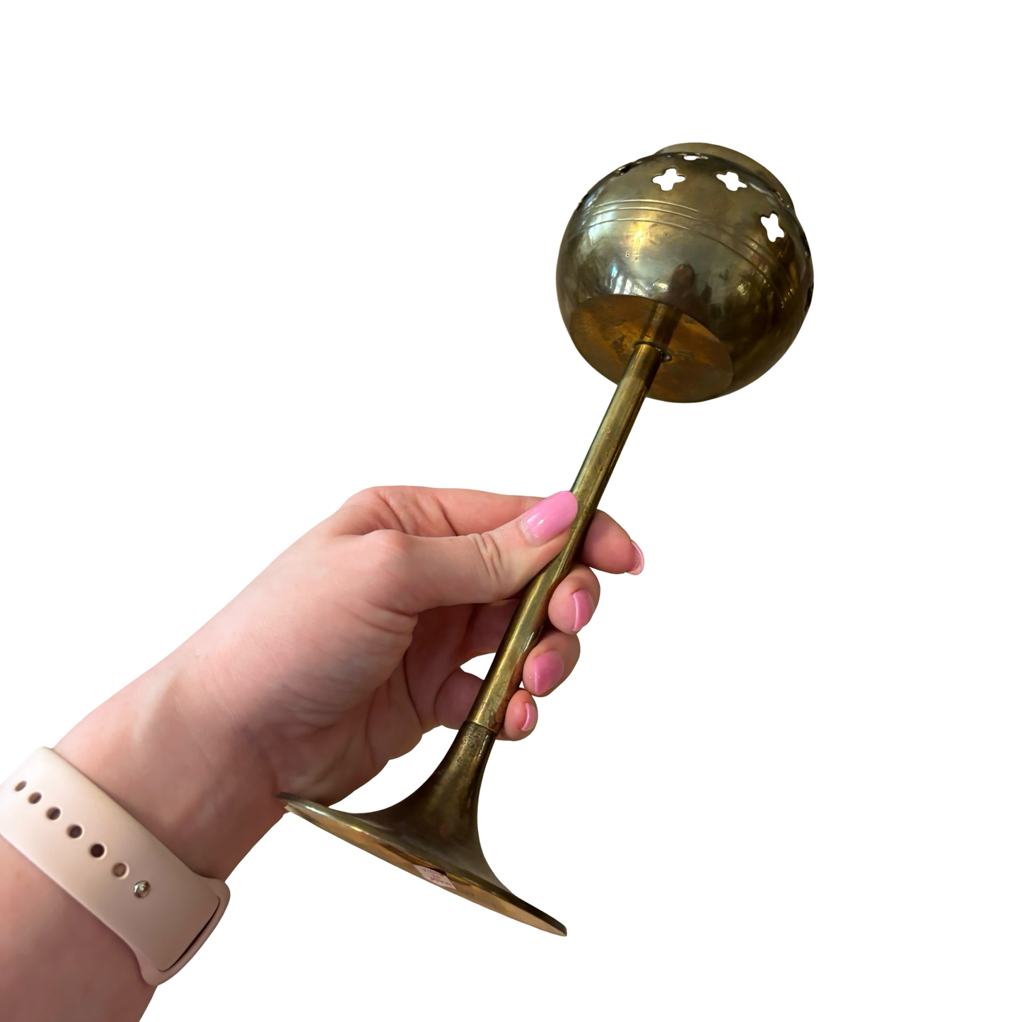 Brass Graduated Votive Holder Trio