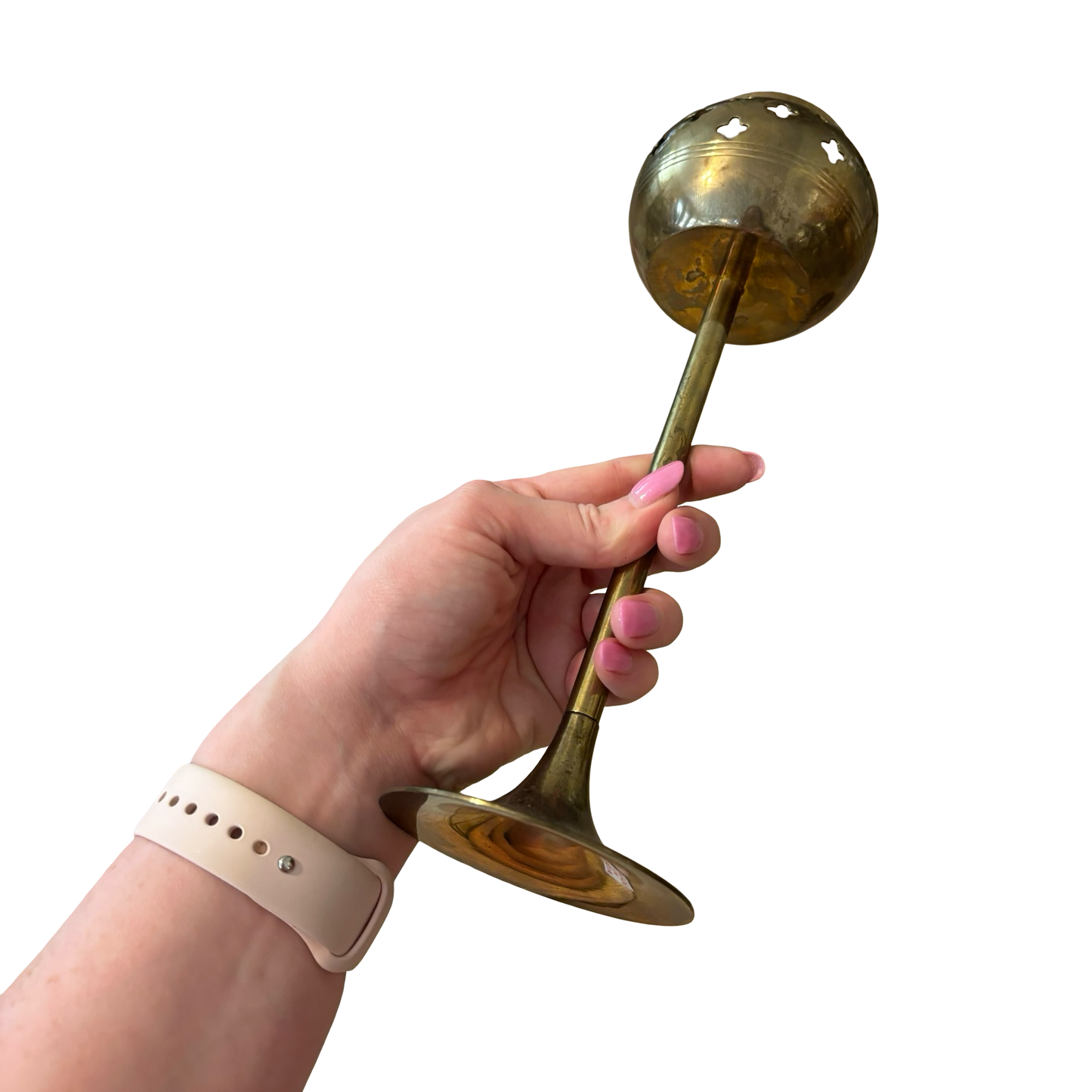 Brass Graduated Votive Holder Trio
