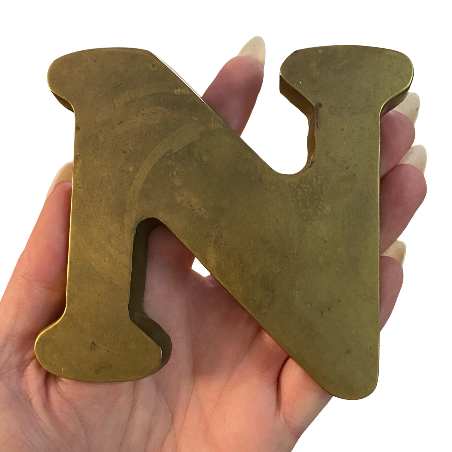 Letter N Paperweight