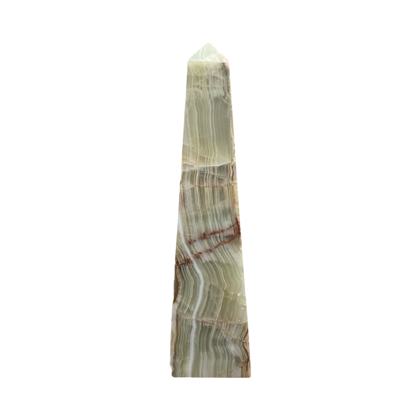 Giant Green Onyx Obelisk