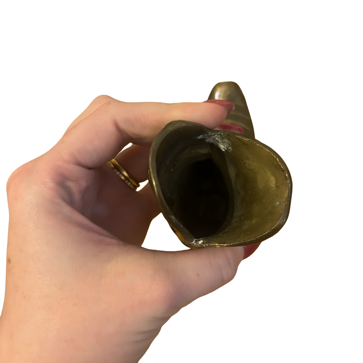 Brass Cowboy Boot