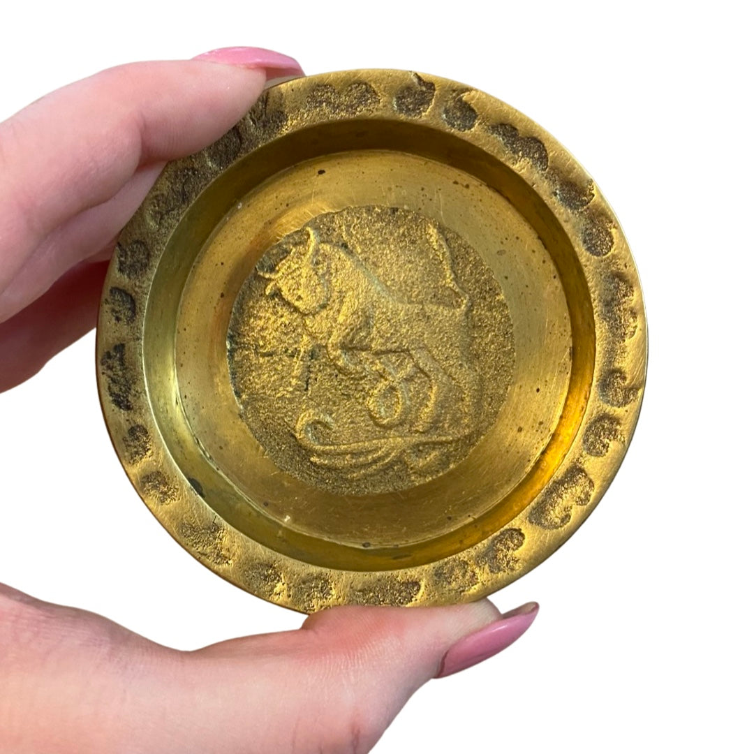 Brass Zodiac Coasters