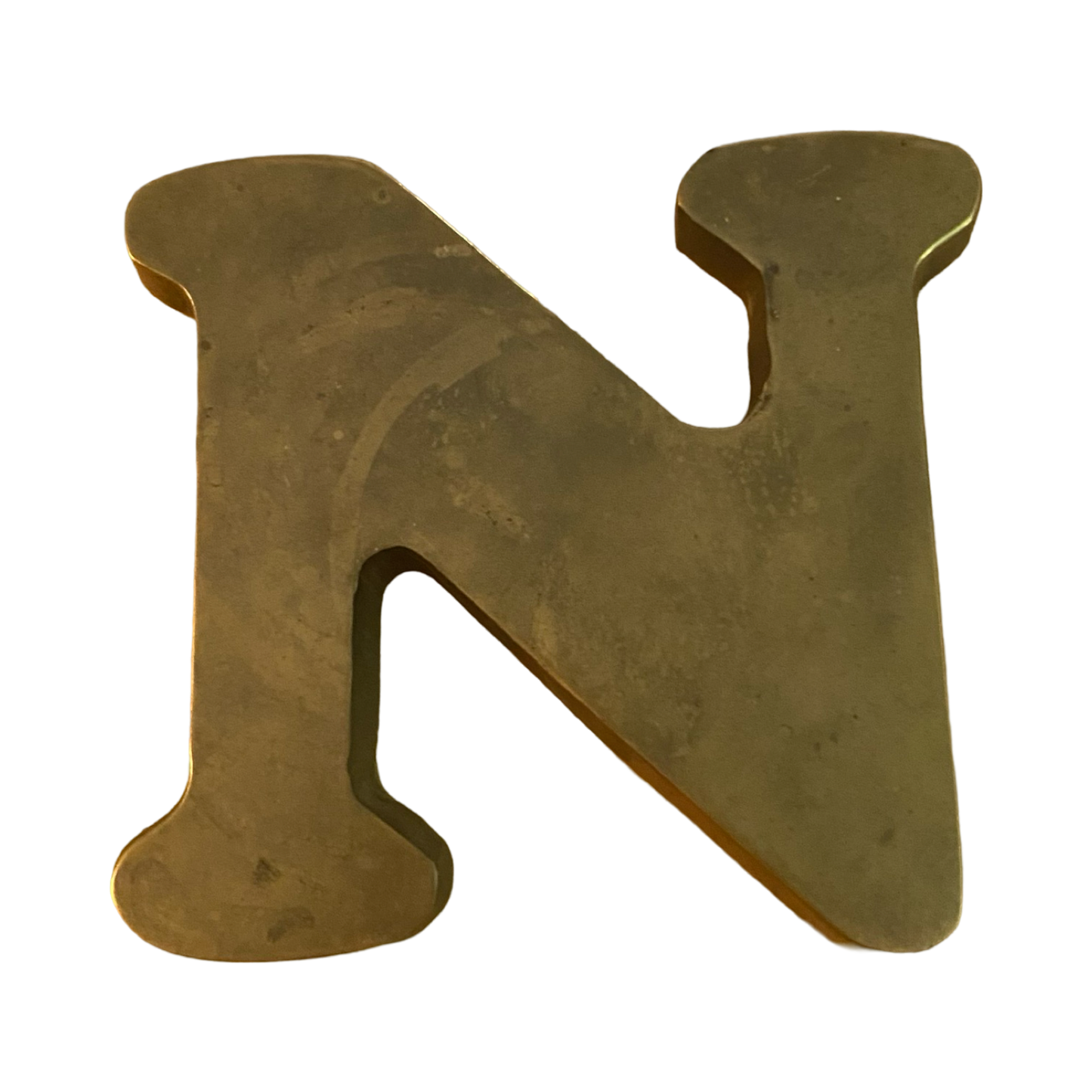 Letter N Paperweight