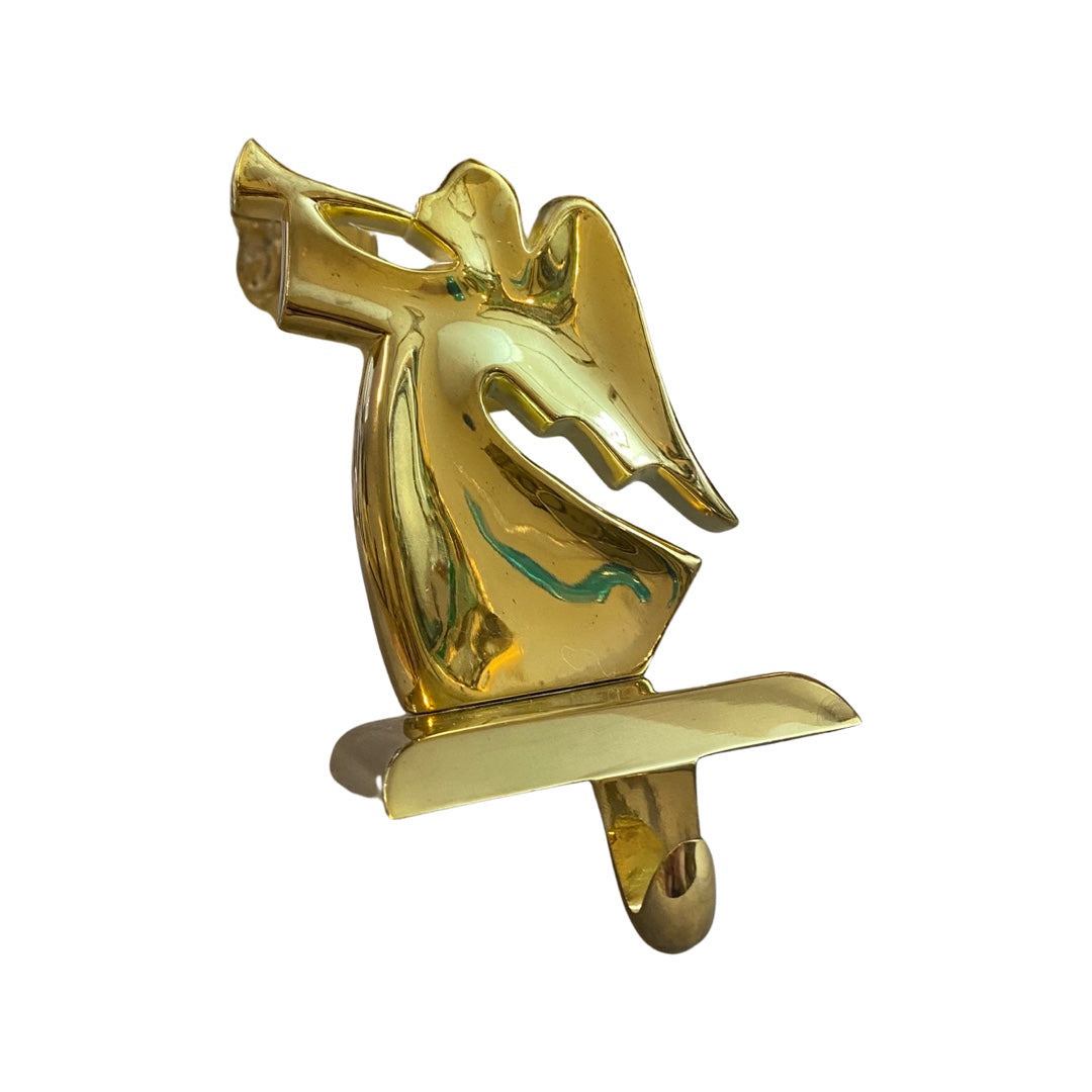 Brass Angel Stocking Holder