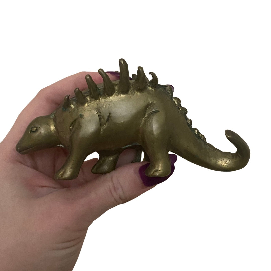 Brass Stegosauria Dinosaur