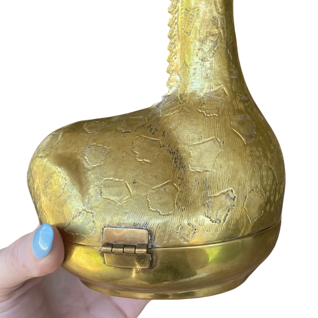 Brass Giraffe Box