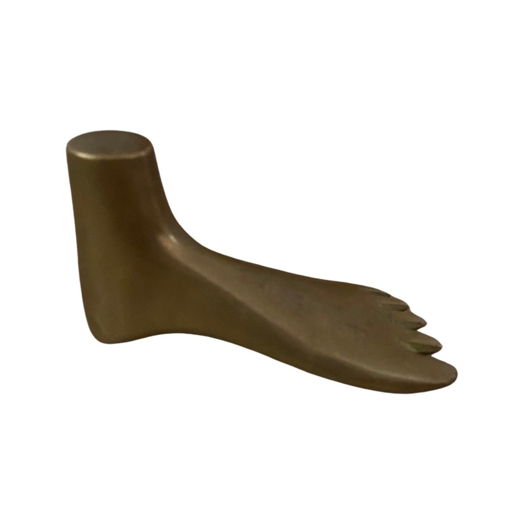 Brass Foot Paperweight