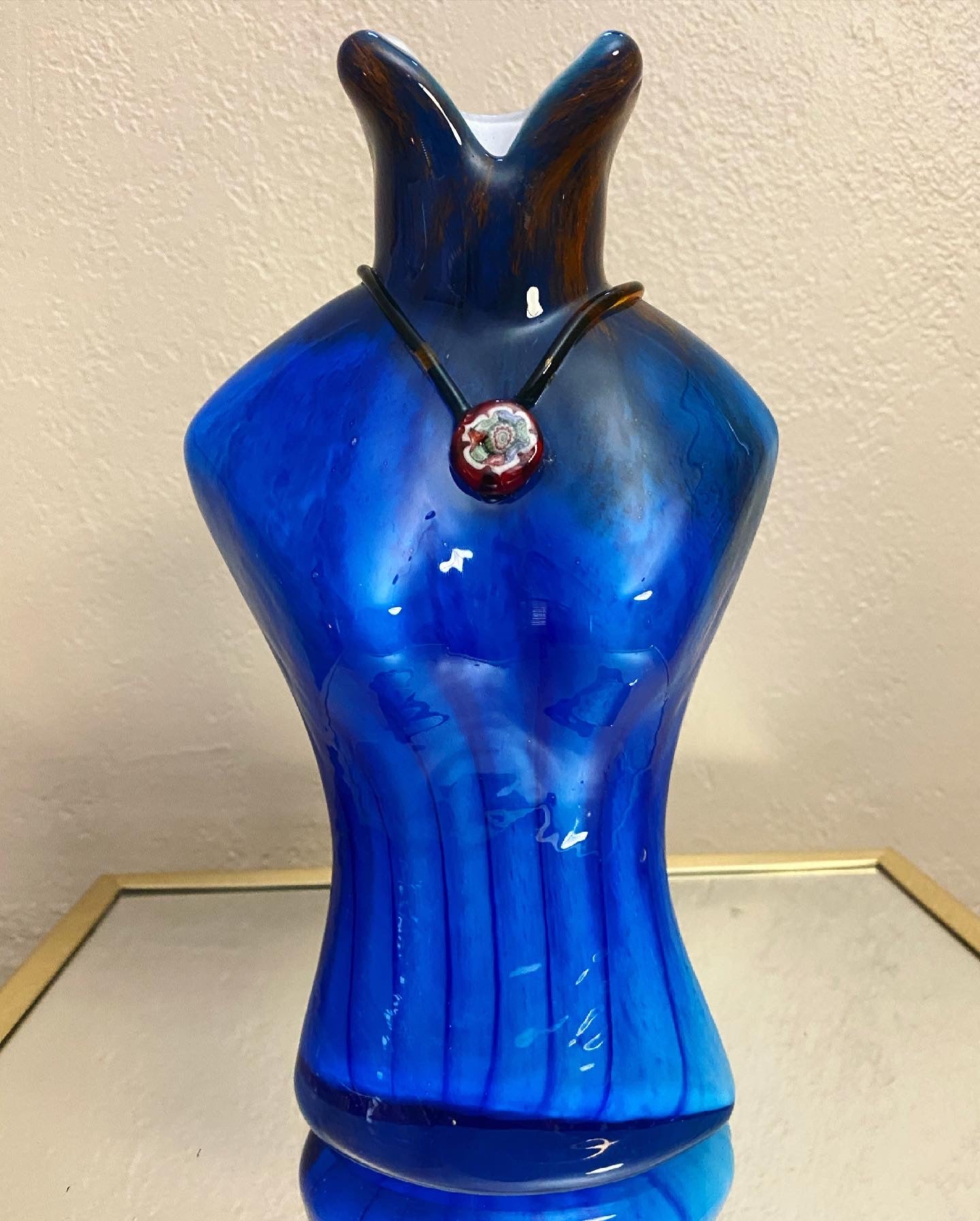 Blue Torso Vase