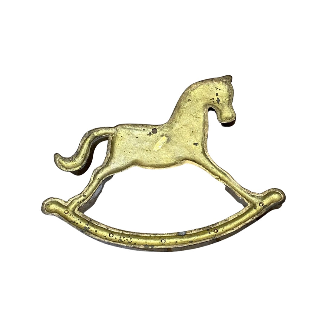 Brass Rocking Horse Hook