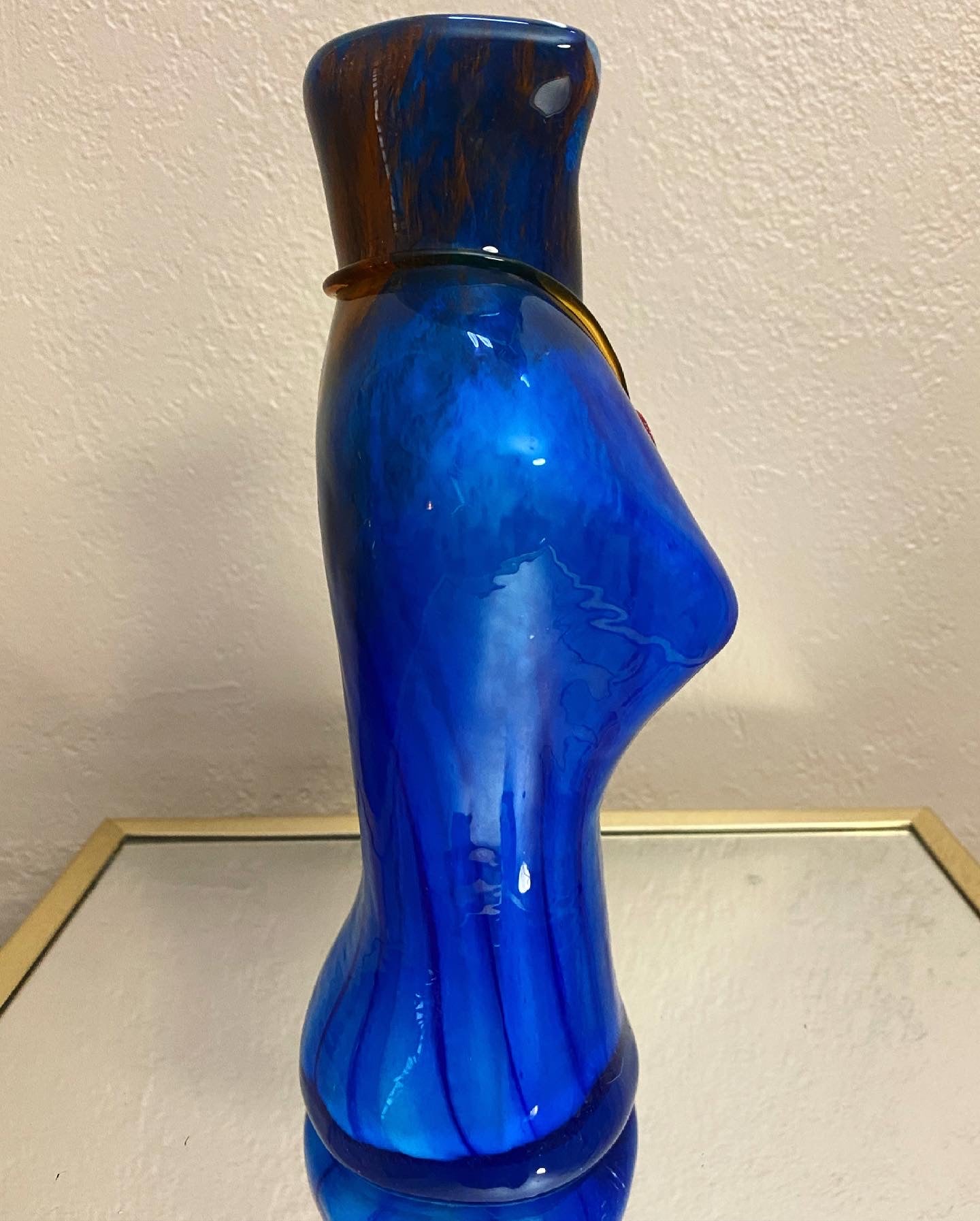 Blue Torso Vase
