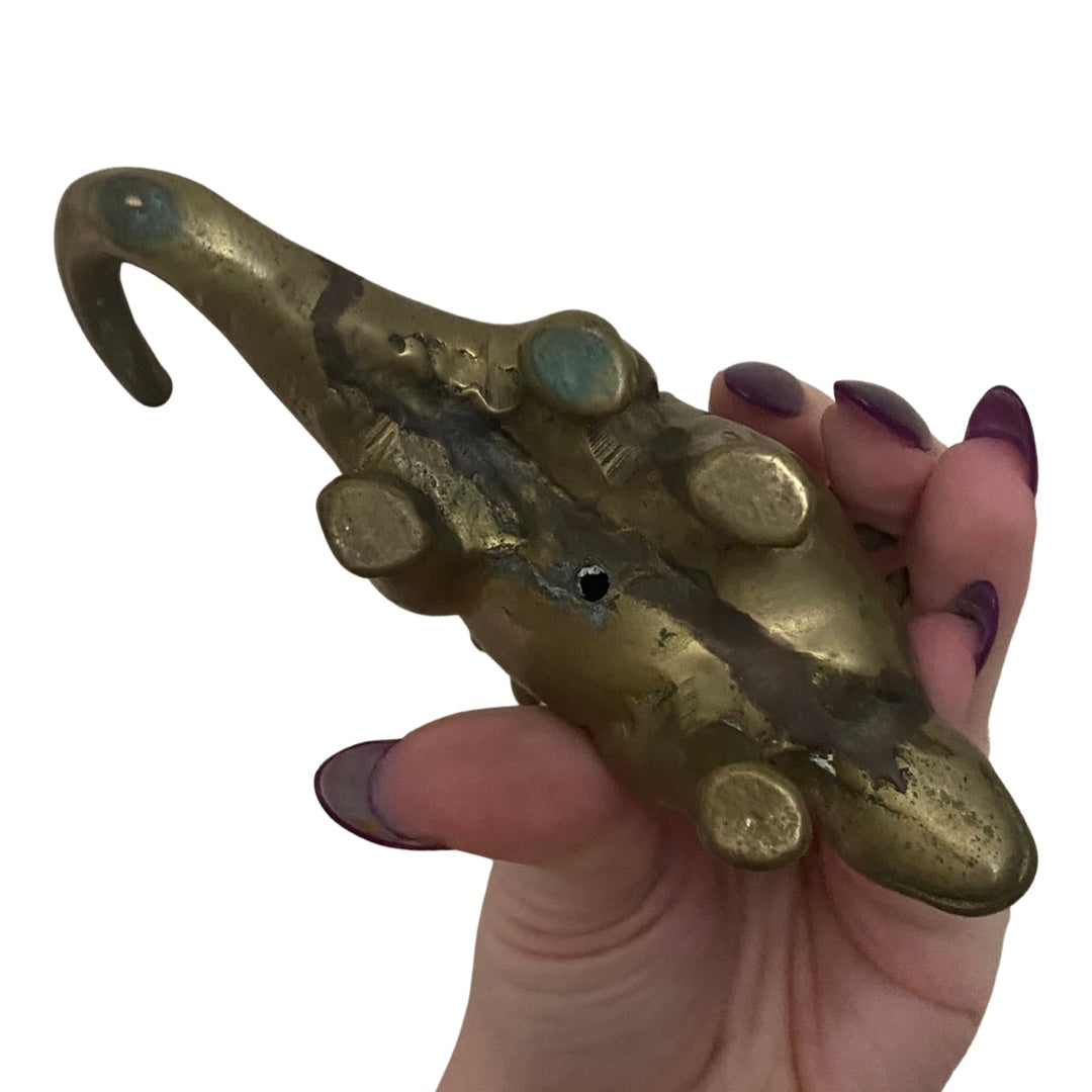 Brass Stegosauria Dinosaur
