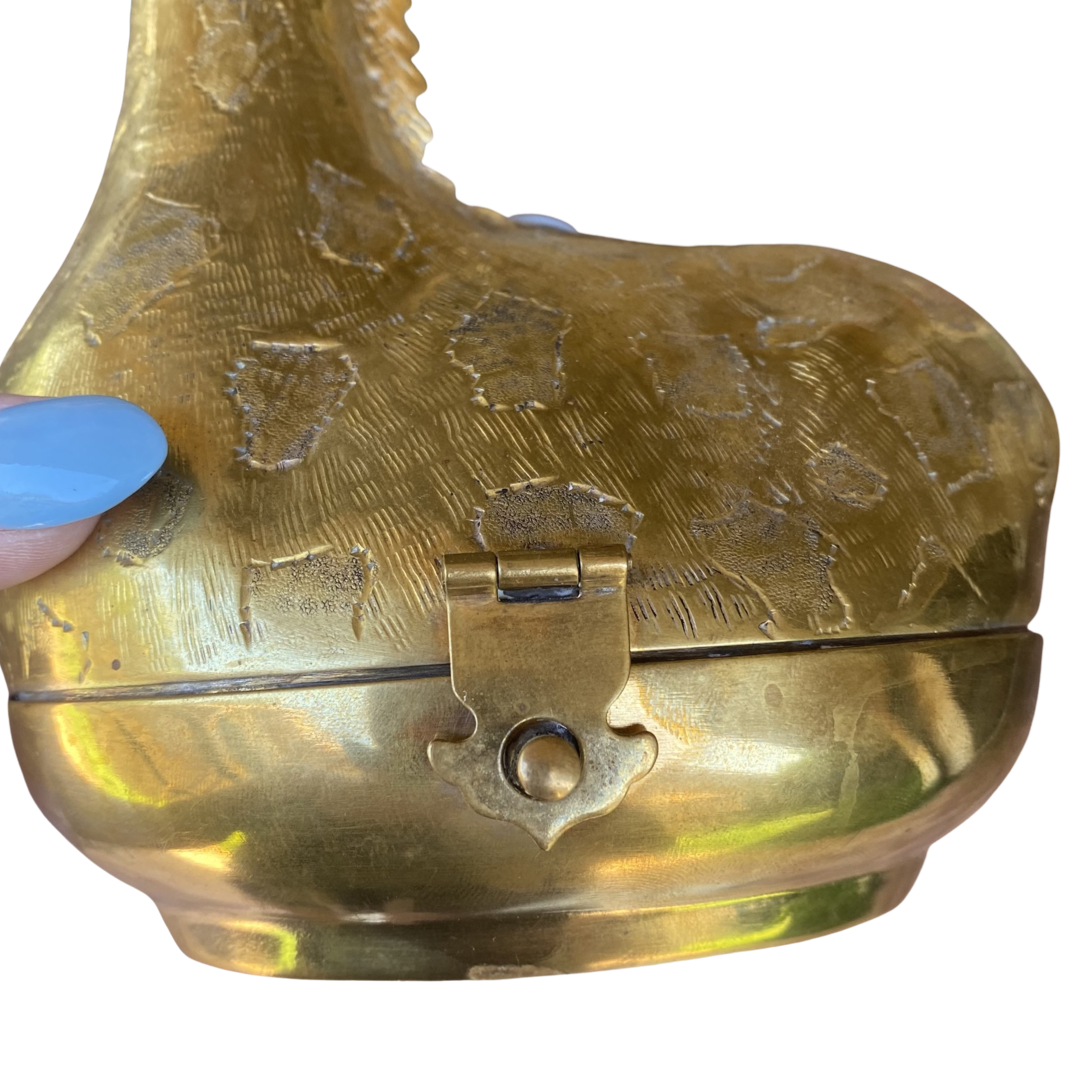 Brass Giraffe Box