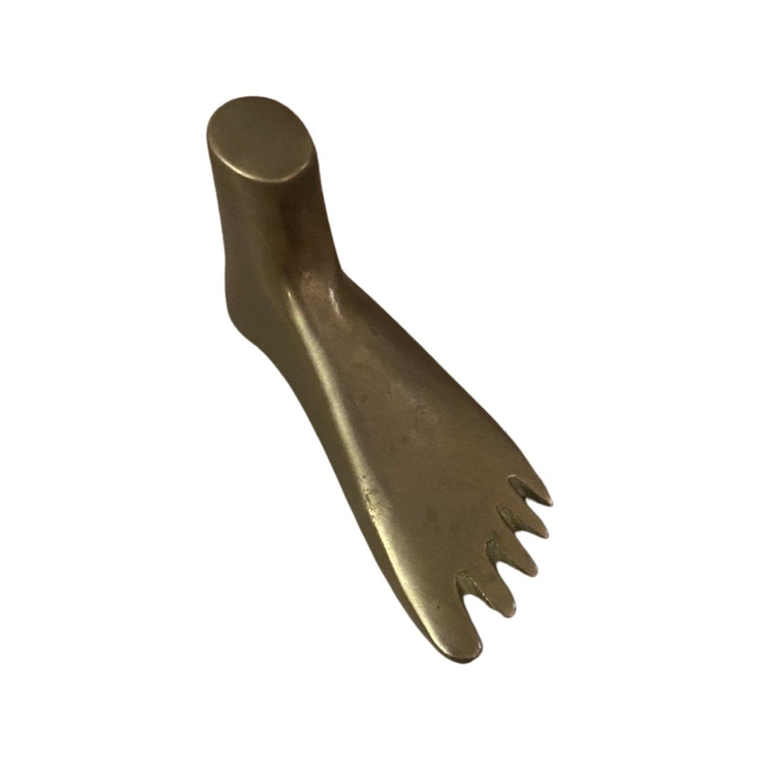 Brass Foot Paperweight