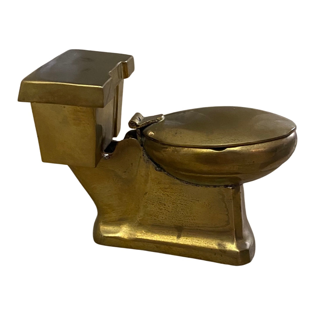 Brass Toilet Ashtray Brass Vintage