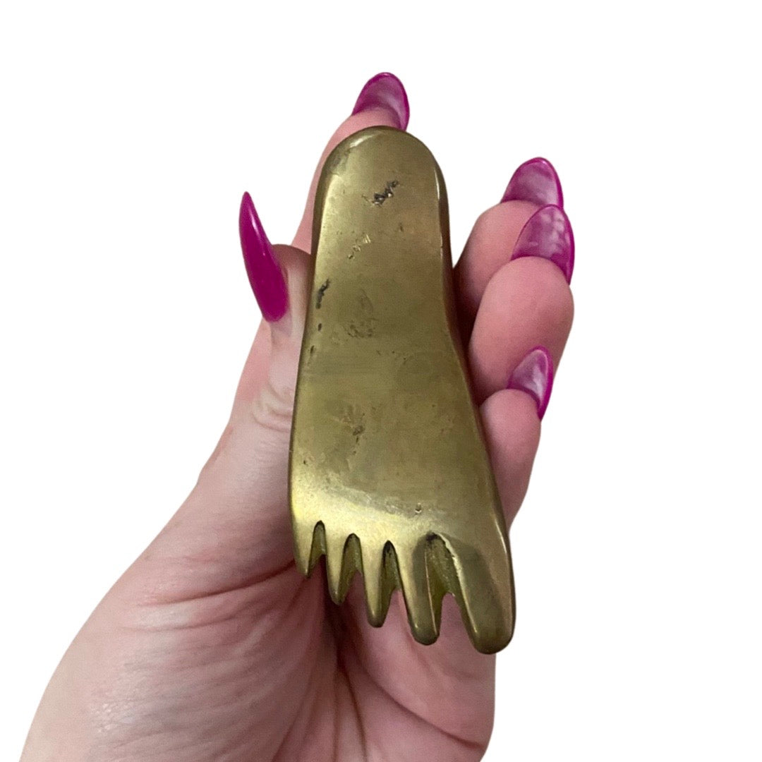 Brass Foot Paperweight