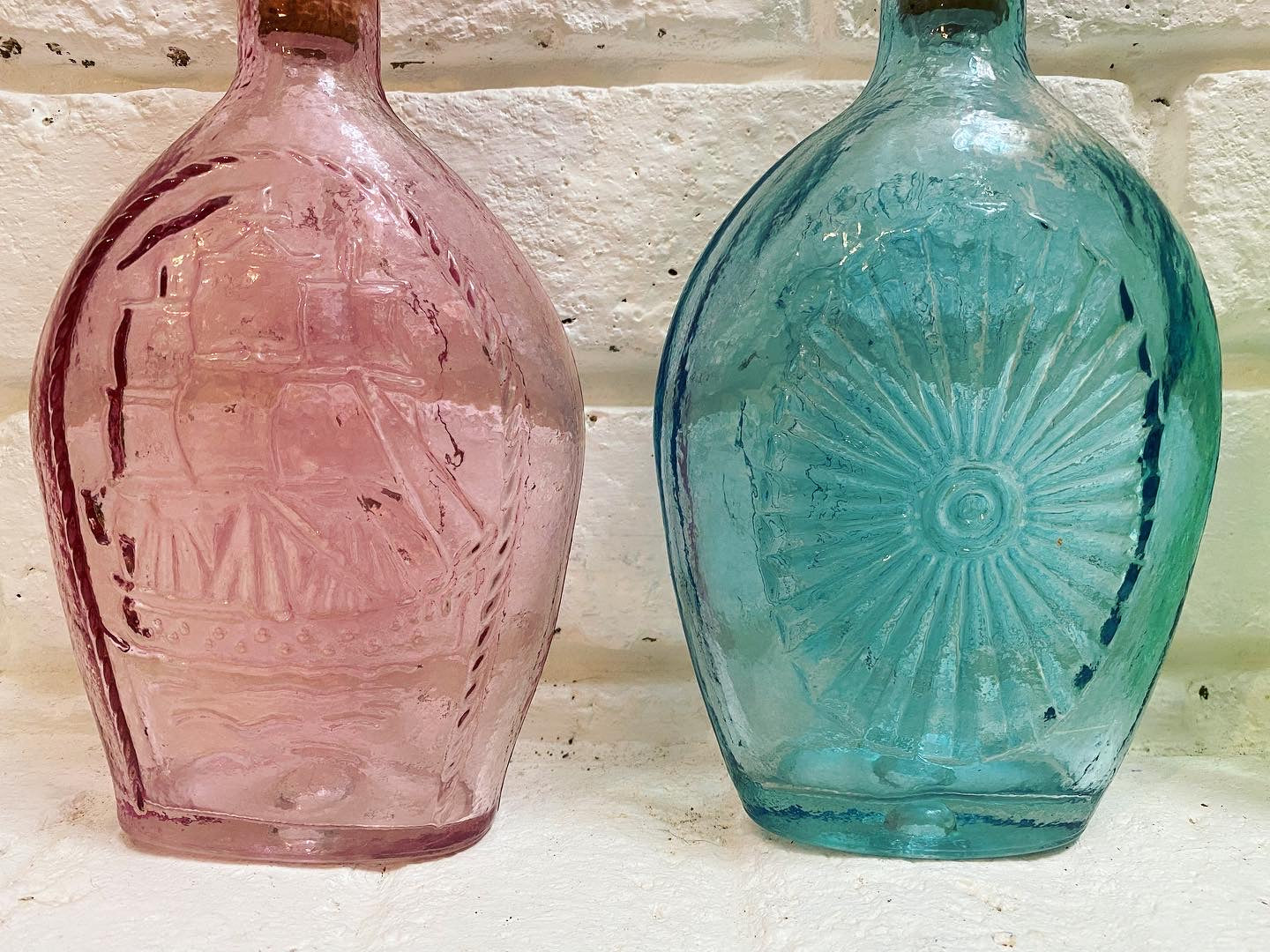 Colorful Glass Decanters