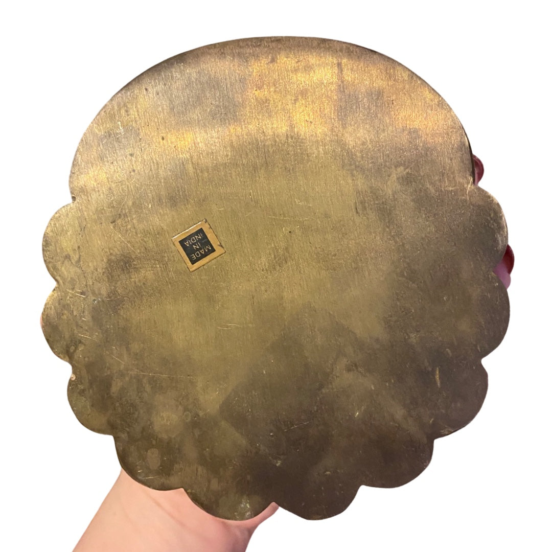 Brass Clam Shell Box