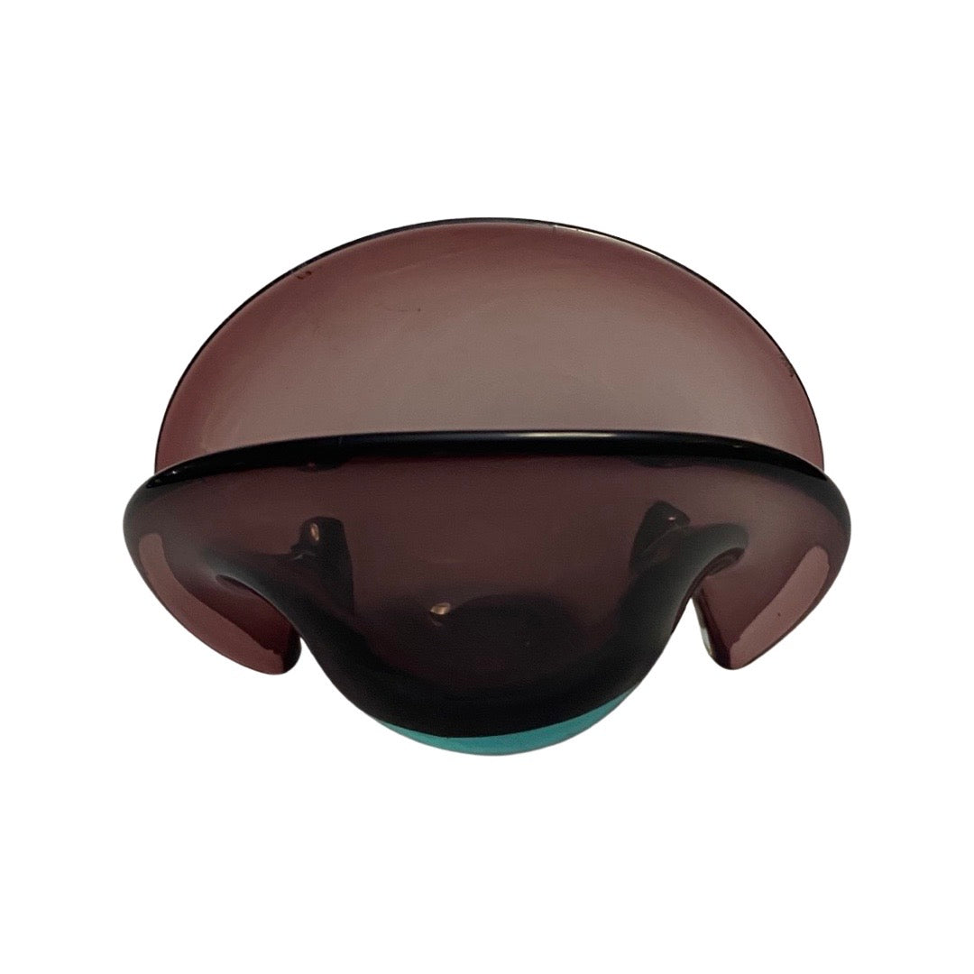 Purple Murano Glass Clam Shell