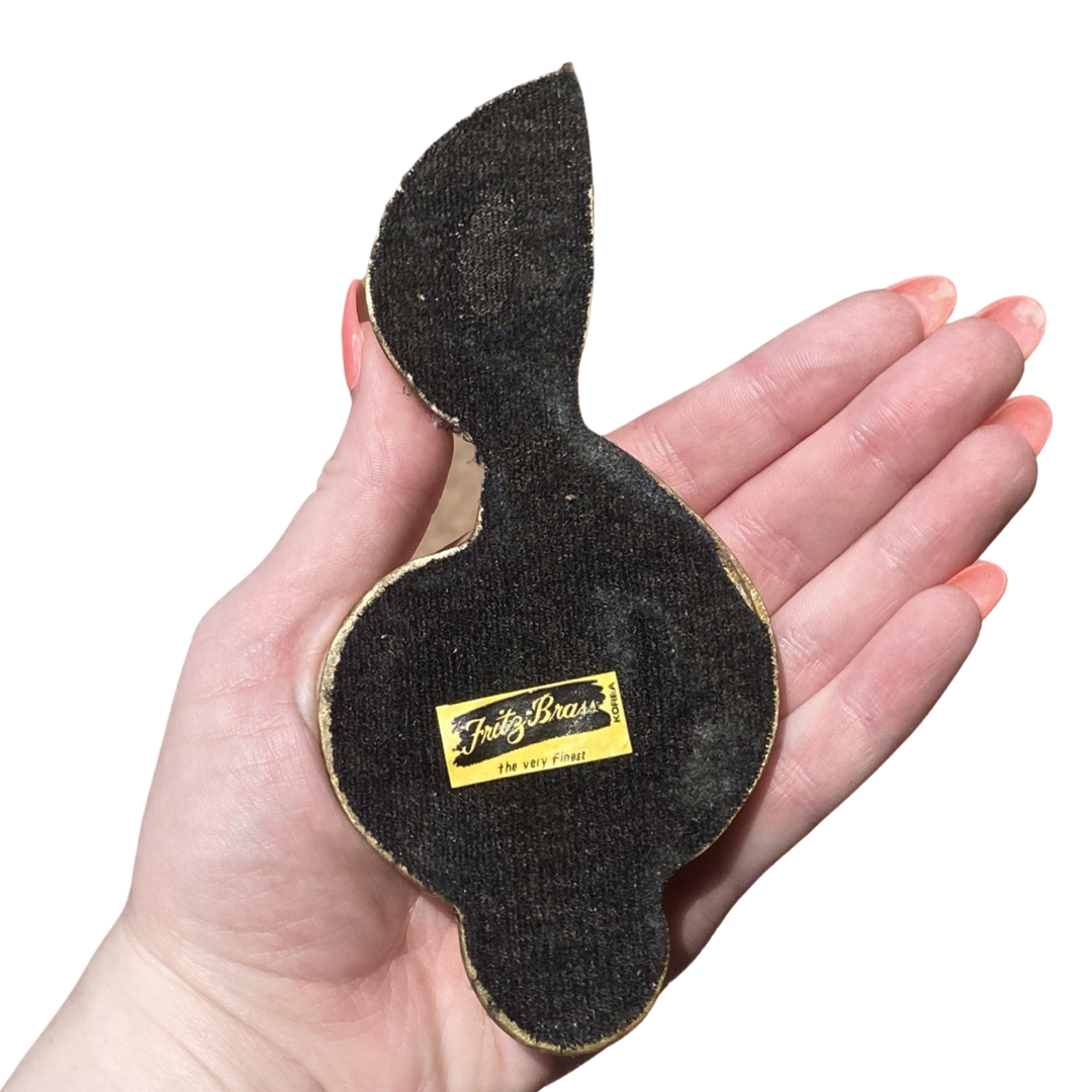 Brass Treble Clef Paperweight