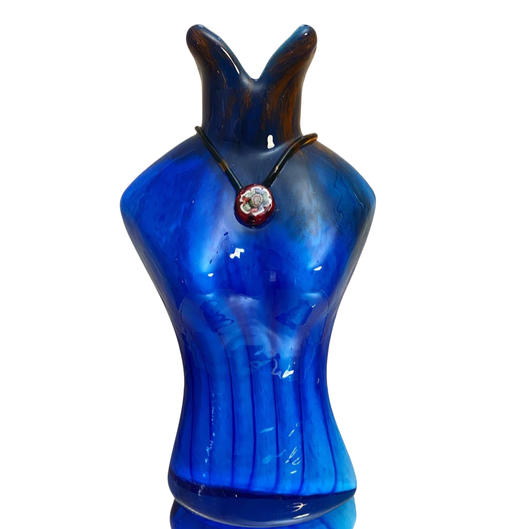 Blue Torso Vase